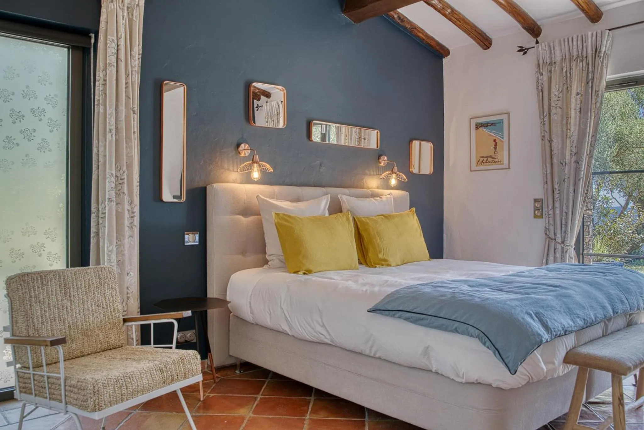 Bedroom, Bed in Domaine des Chênes de la Galline