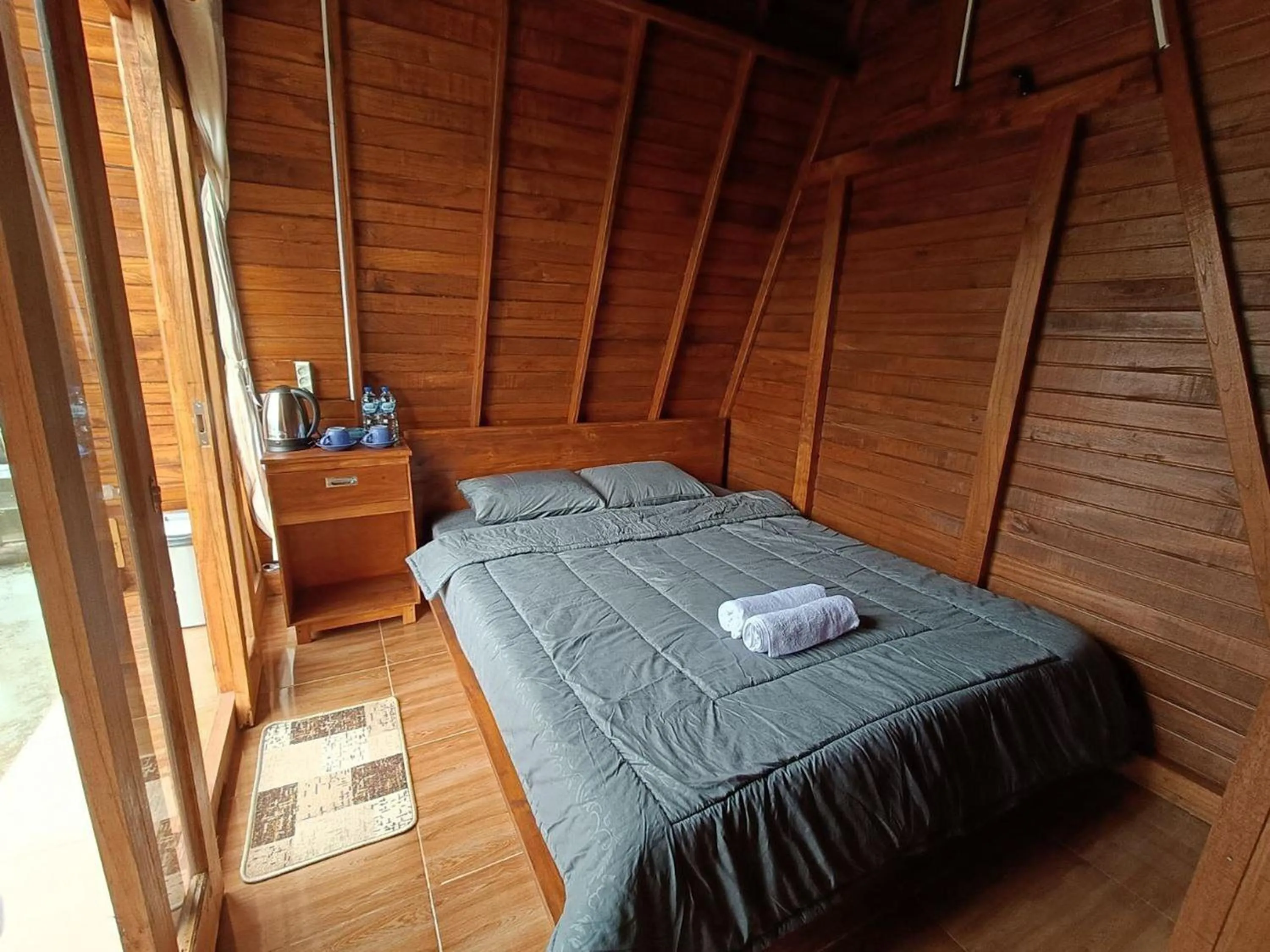 Bed in The Panorama Batur Camp