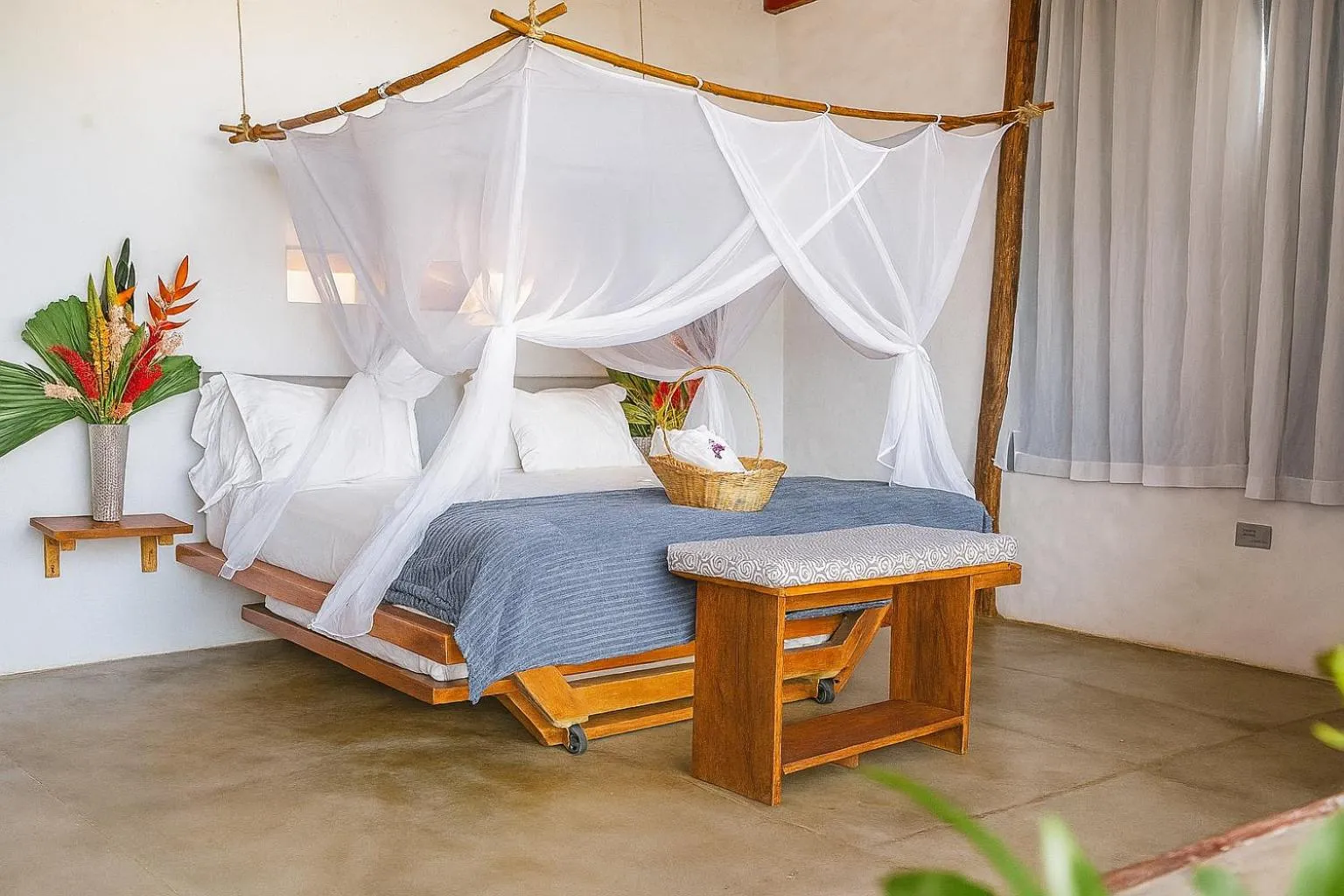 Bed in RCH LUXURY HOTEL & POOL