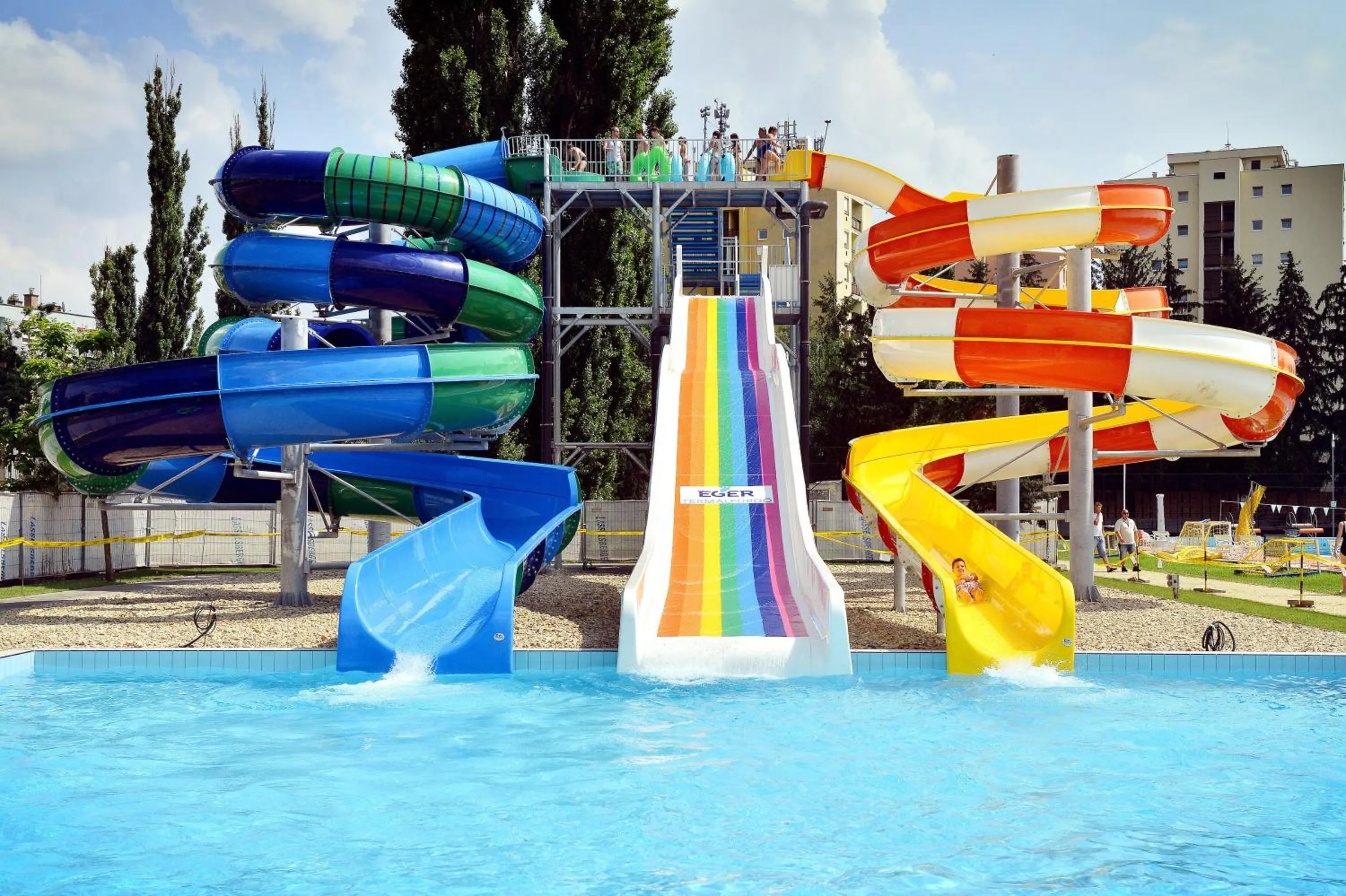 Swimming pool in Hunguest Hotel Flóra
