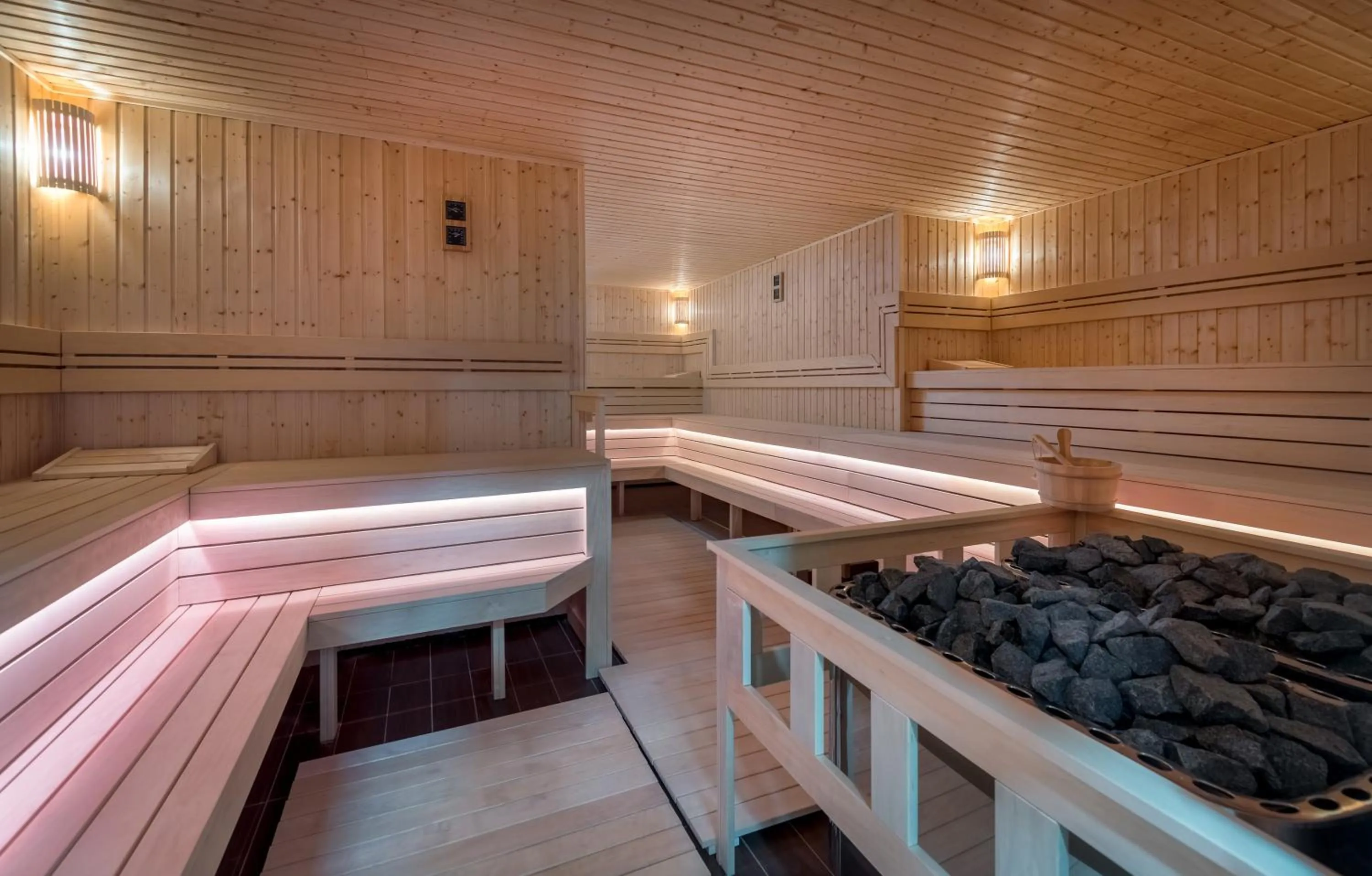 Sauna in Hunguest Hotel Gyula