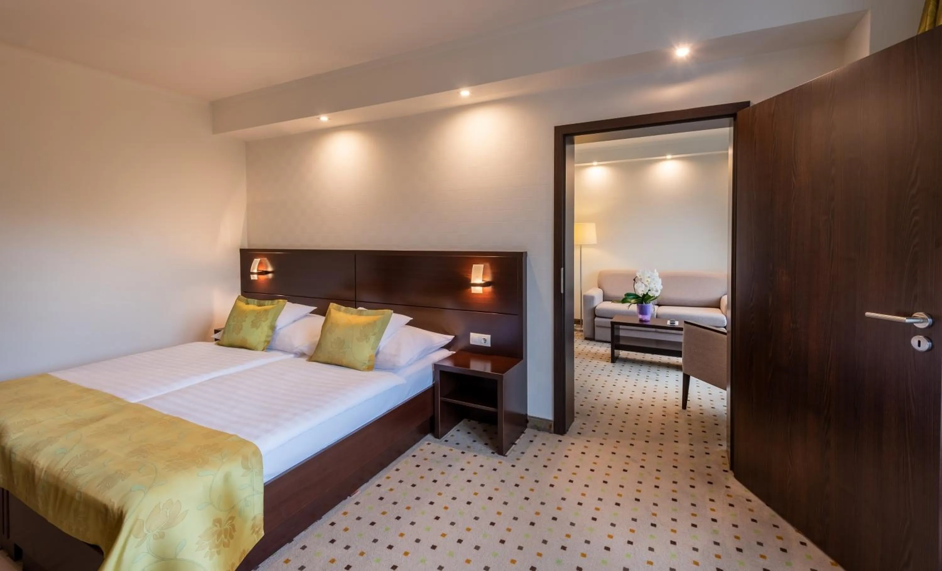 Bedroom, Bed in Hunguest Hotel Gyula