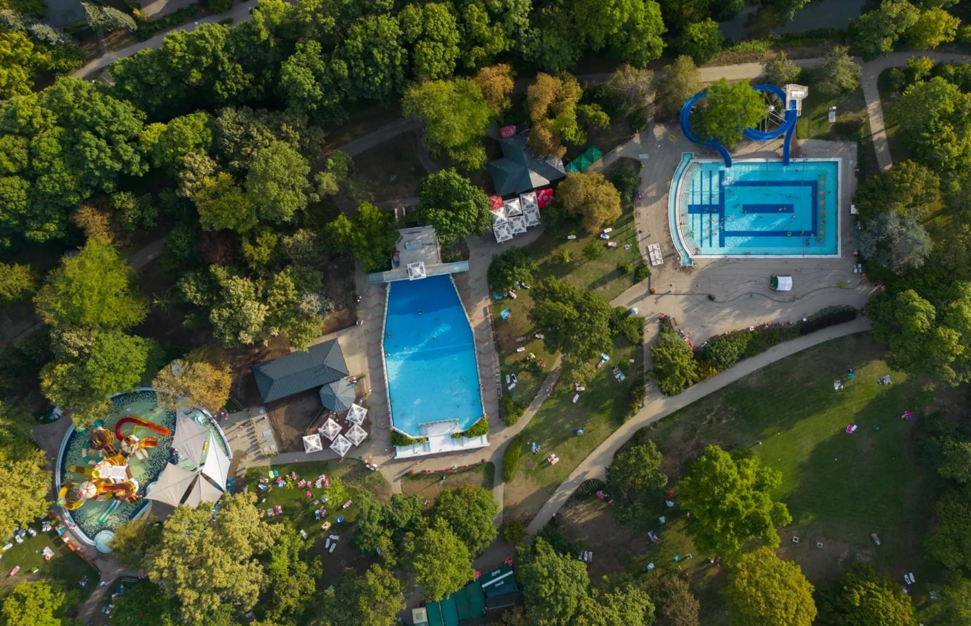 Bird's eye view in Hunguest Hotel Gyula
