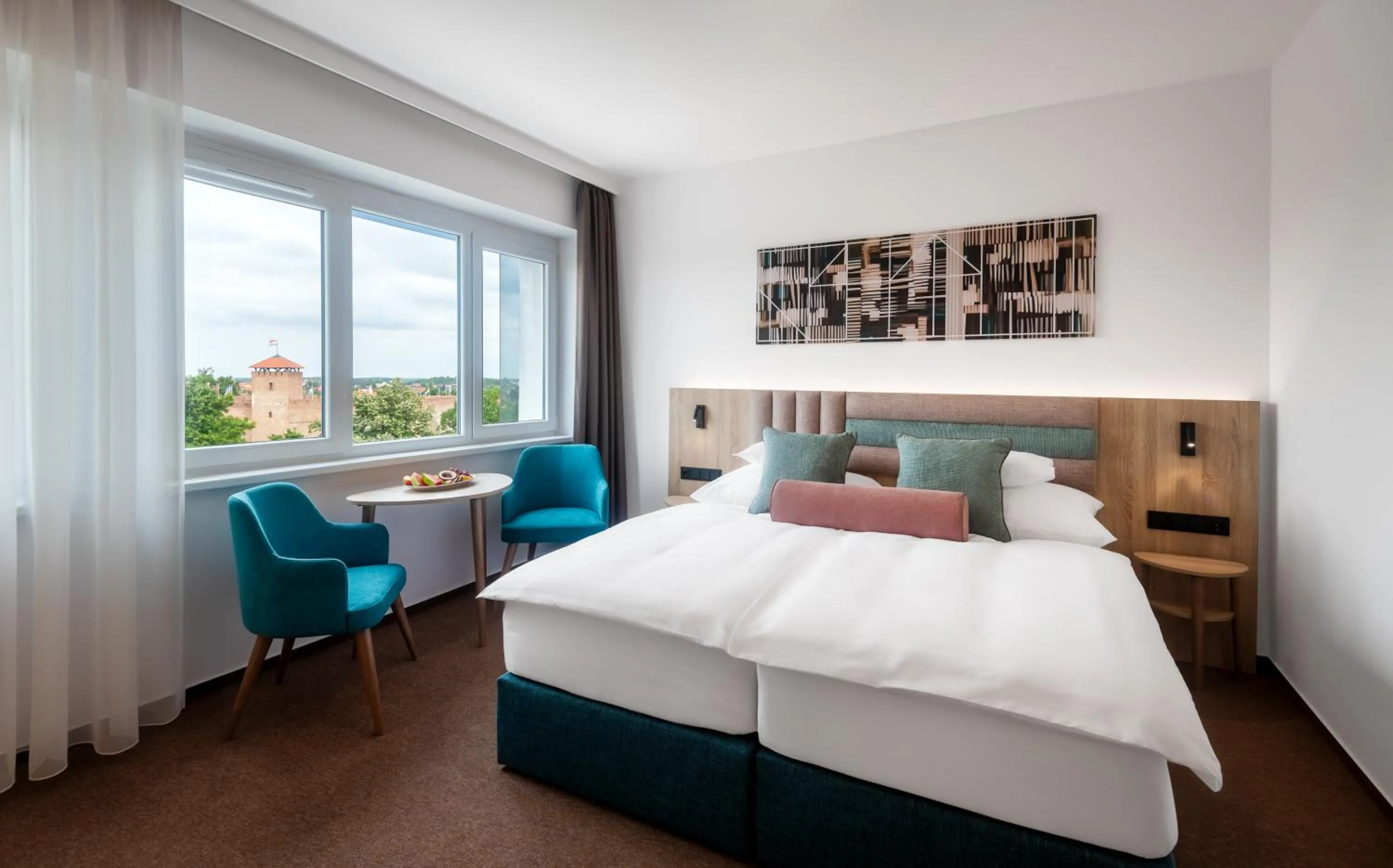 Bed in Hunguest Hotel Gyula