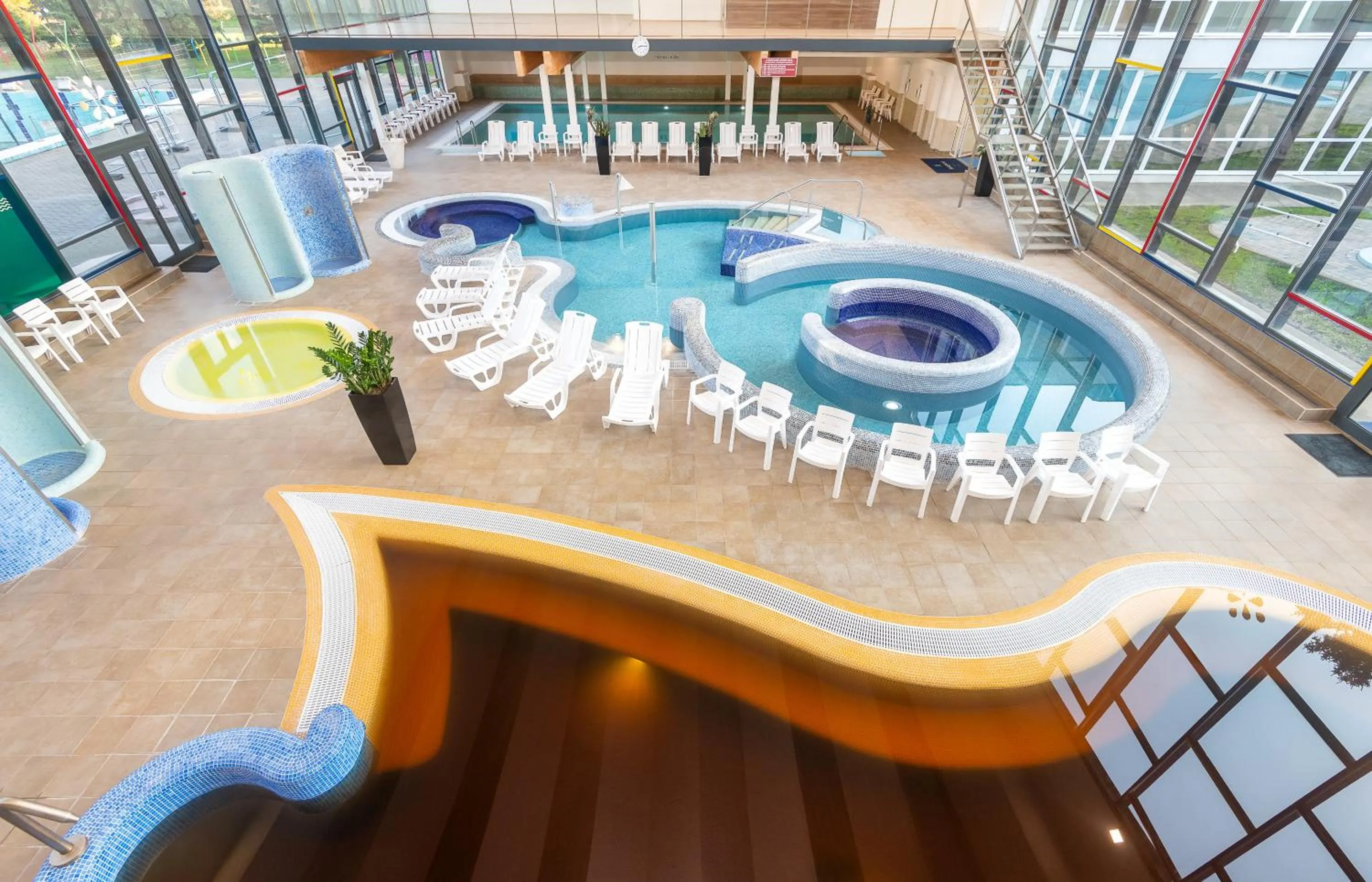 Swimming pool in Hunguest Hotel Béke