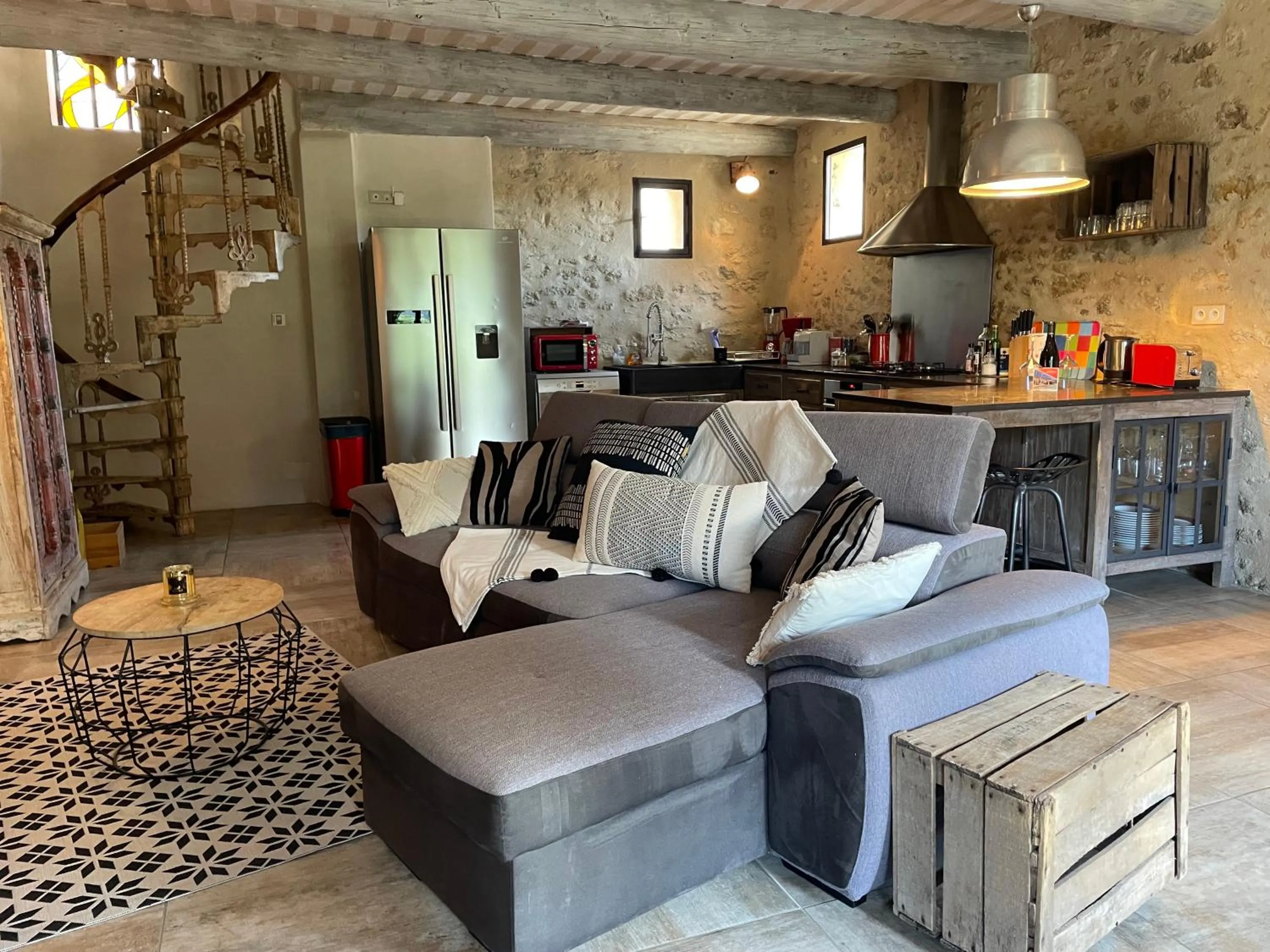 Living room in Côté Dentelles