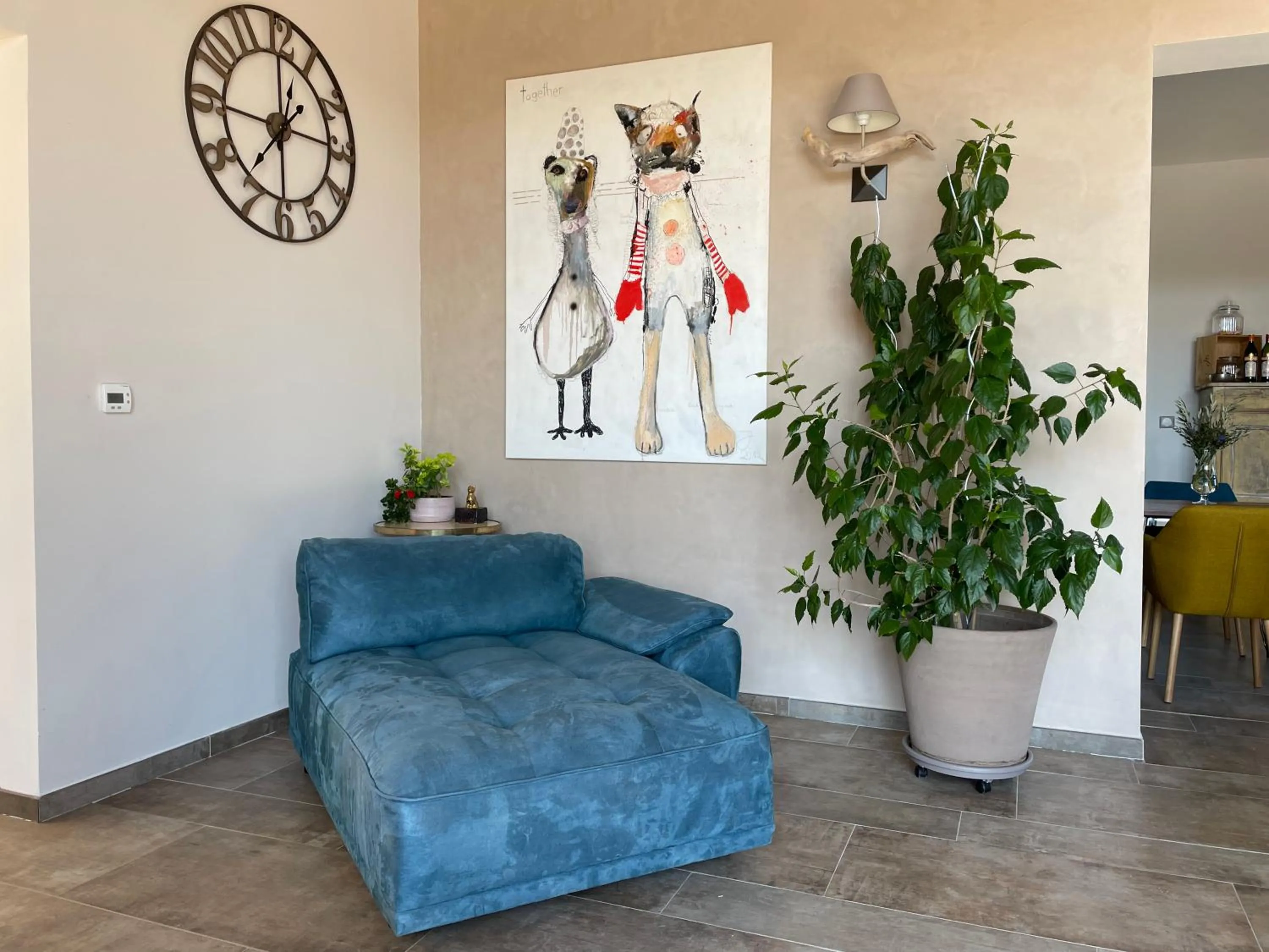 Living room in Côté Dentelles