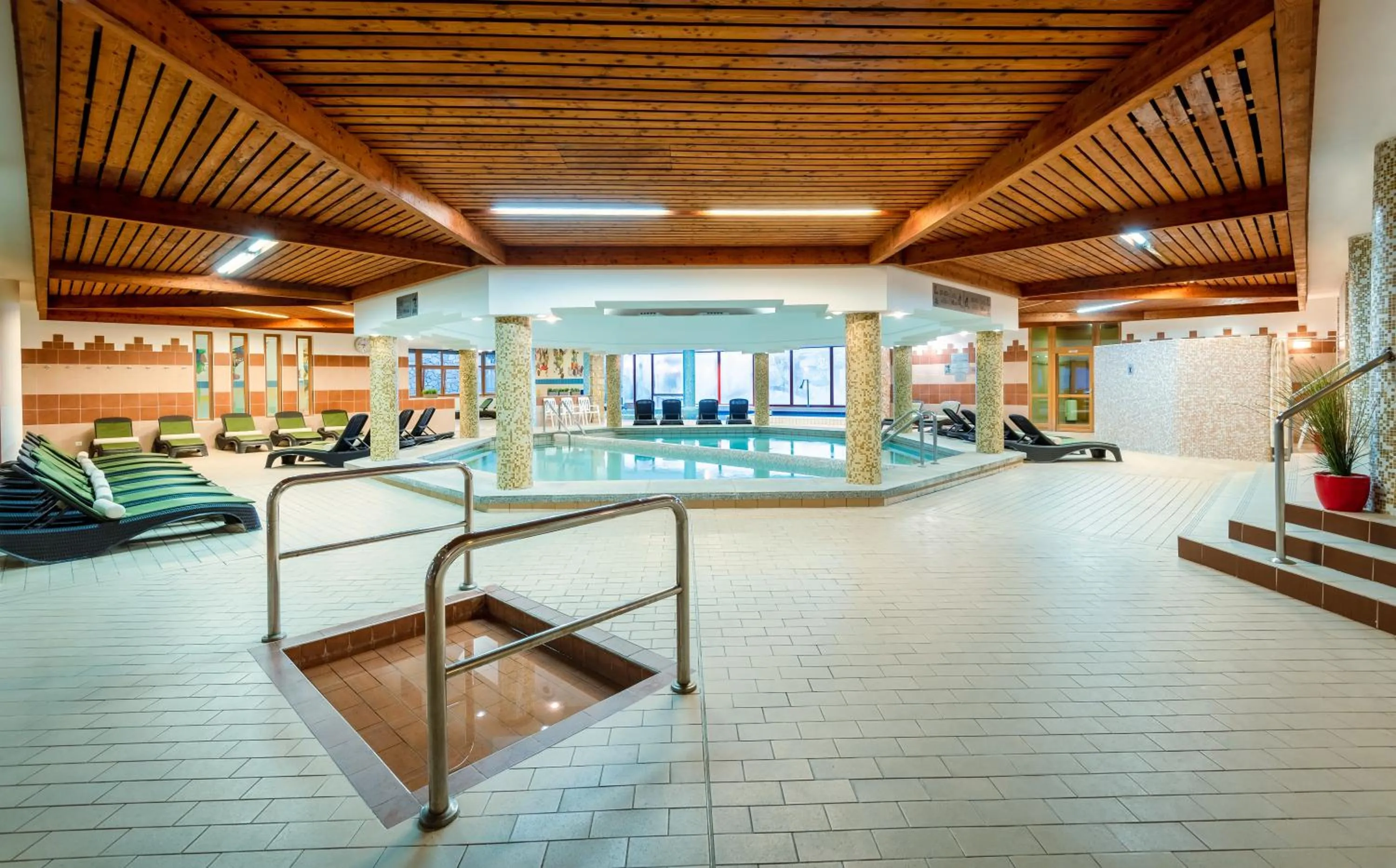 Hot Spring Bath in Hunguest Hotel Pelion