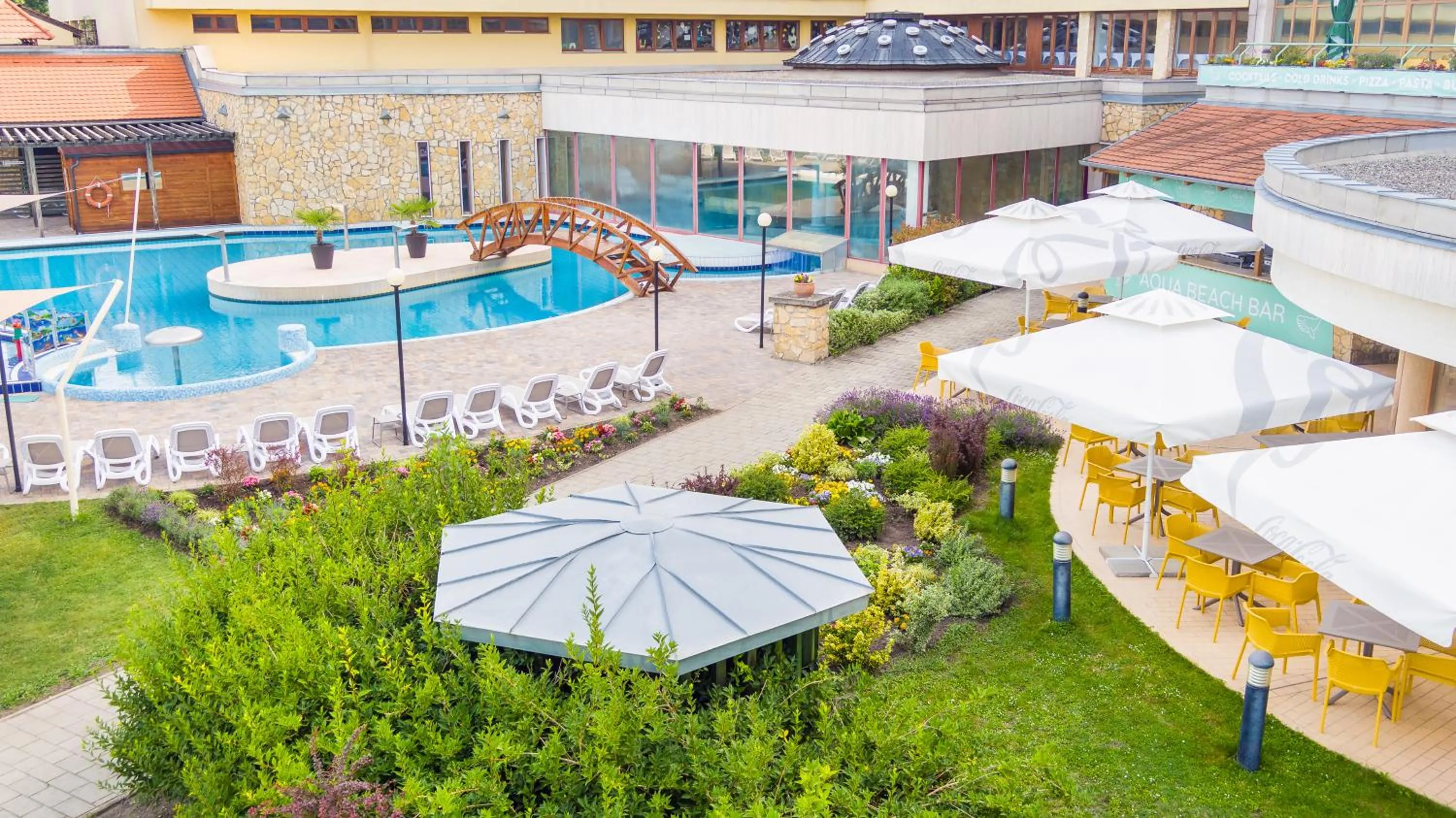 Garden in Hunguest Hotel Pelion