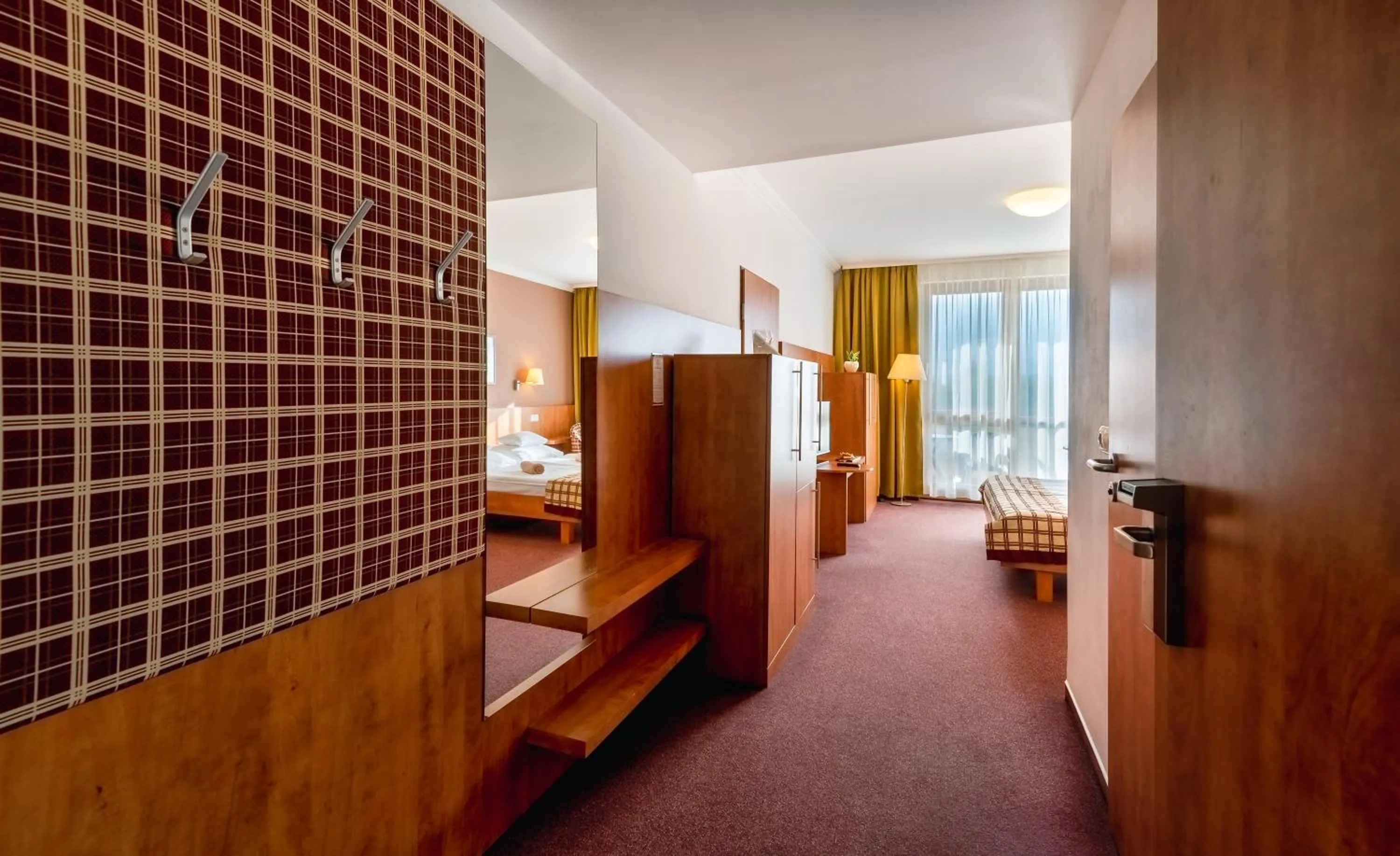 Bed in Hunguest Hotel Pelion