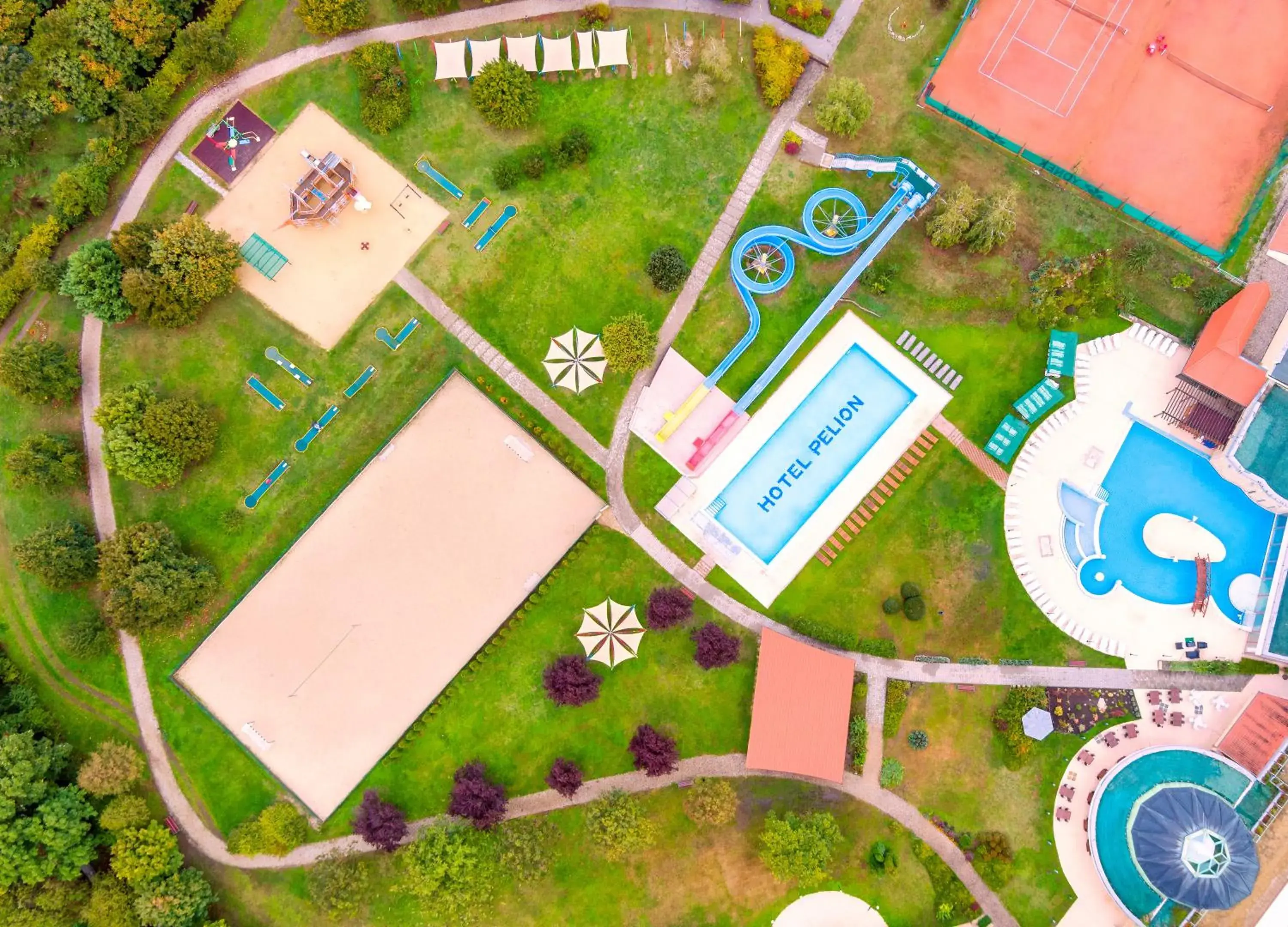 Bird's eye view in Hunguest Hotel Pelion Bird's eye view in Hunguest Hotel Pelion