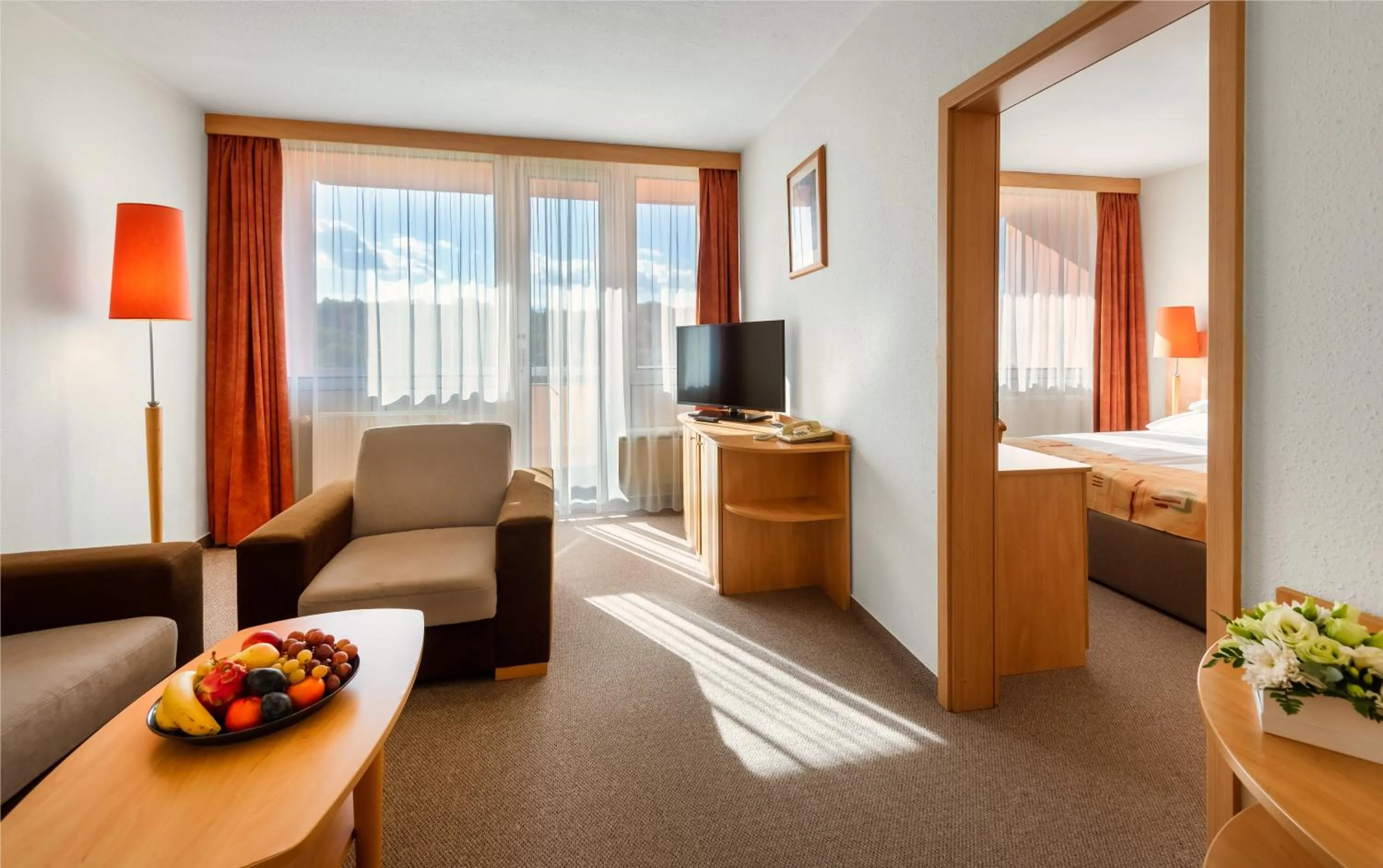 Bed in Hunguest Hotel Freya