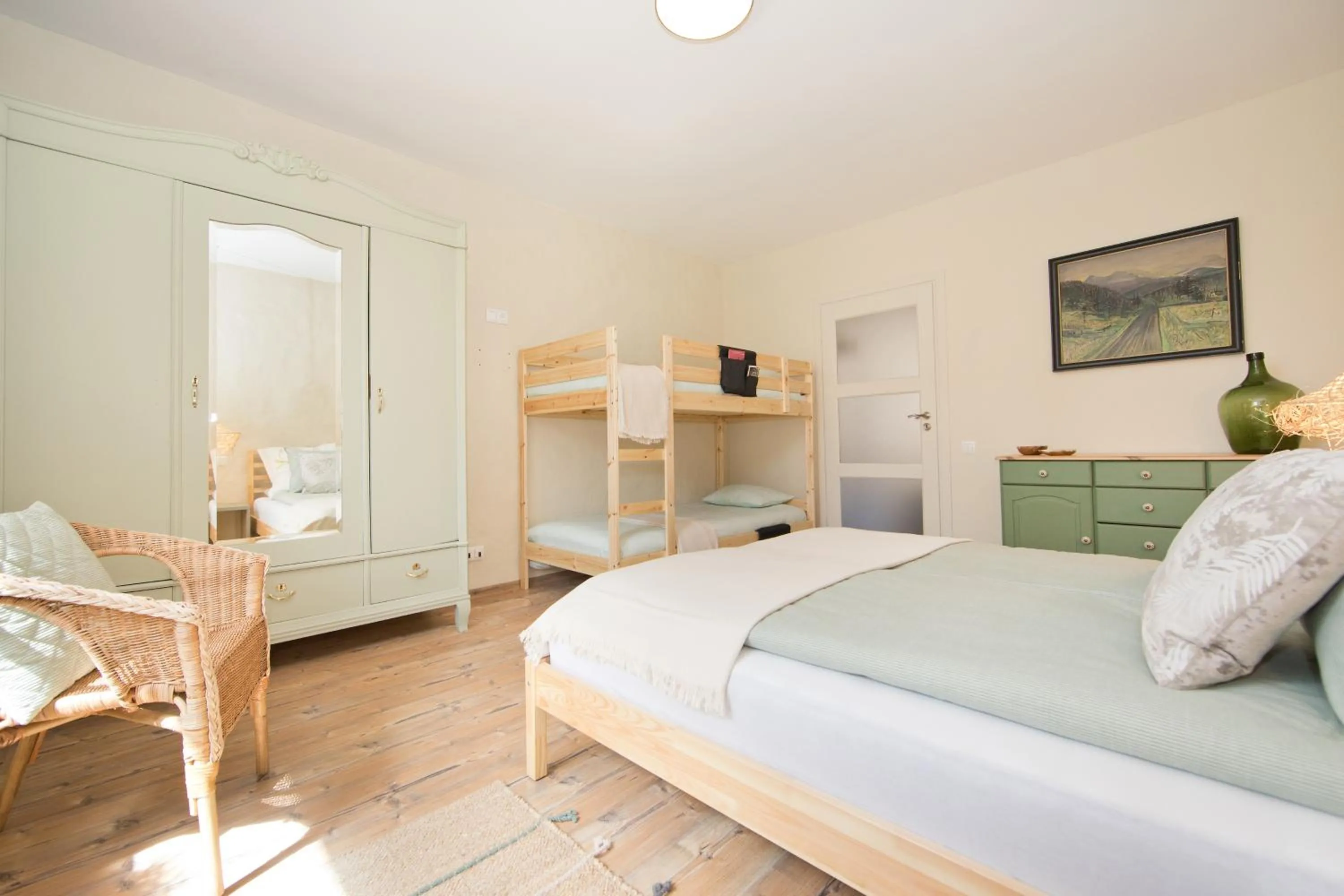 Bed in Apartament Nieoczywisty