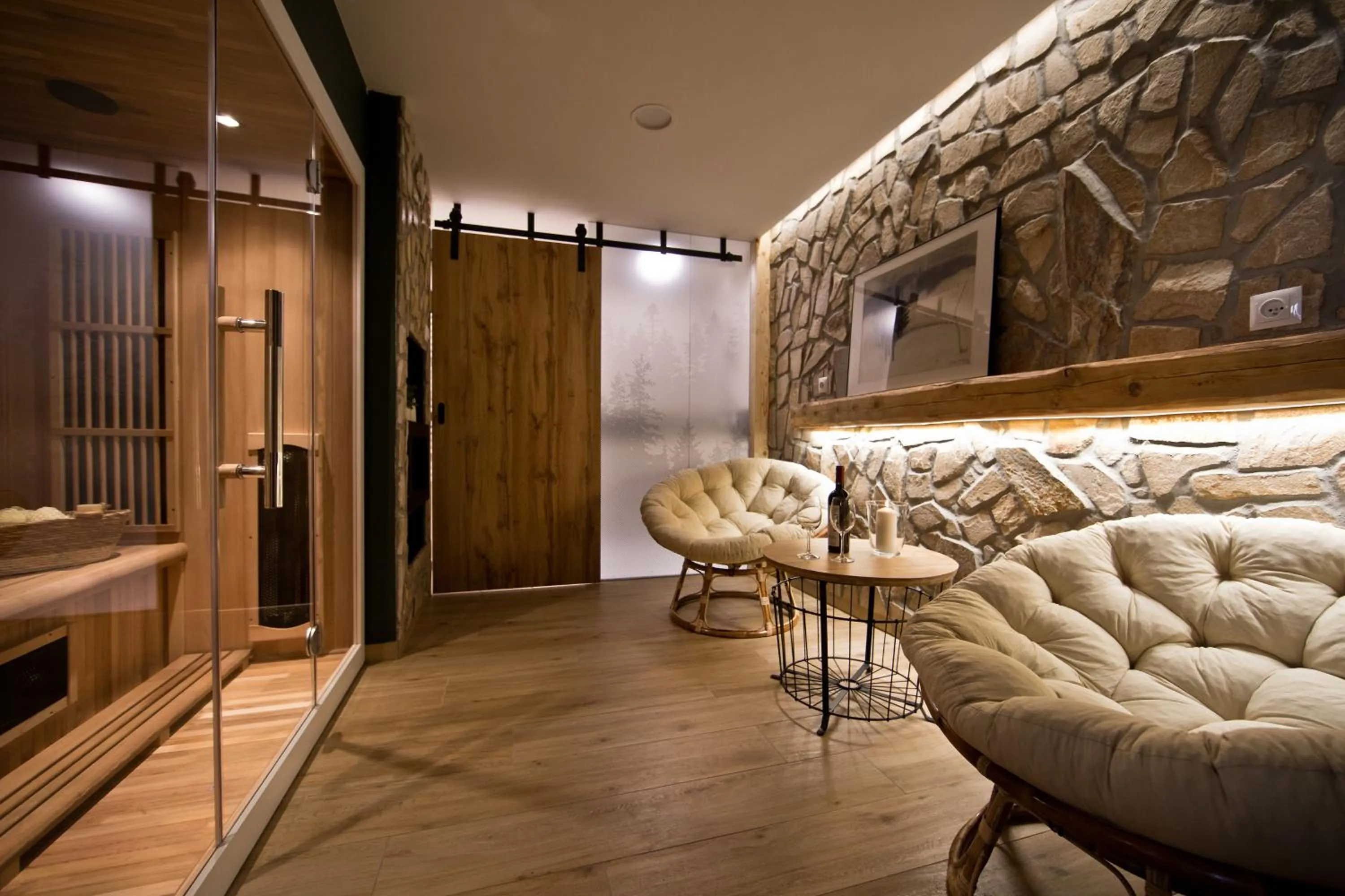 Sauna in Apartament Nieoczywisty