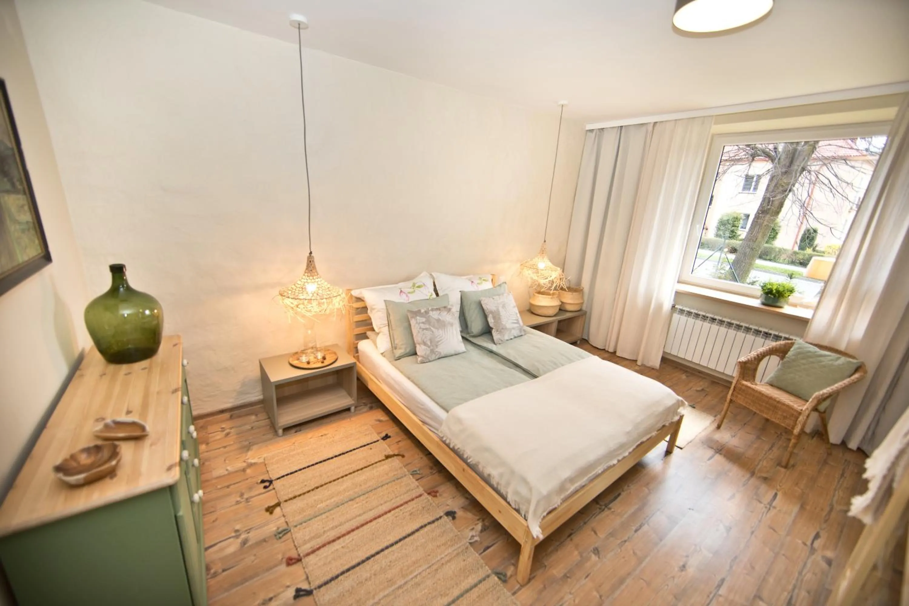 Bedroom, Bed in Apartament Nieoczywisty