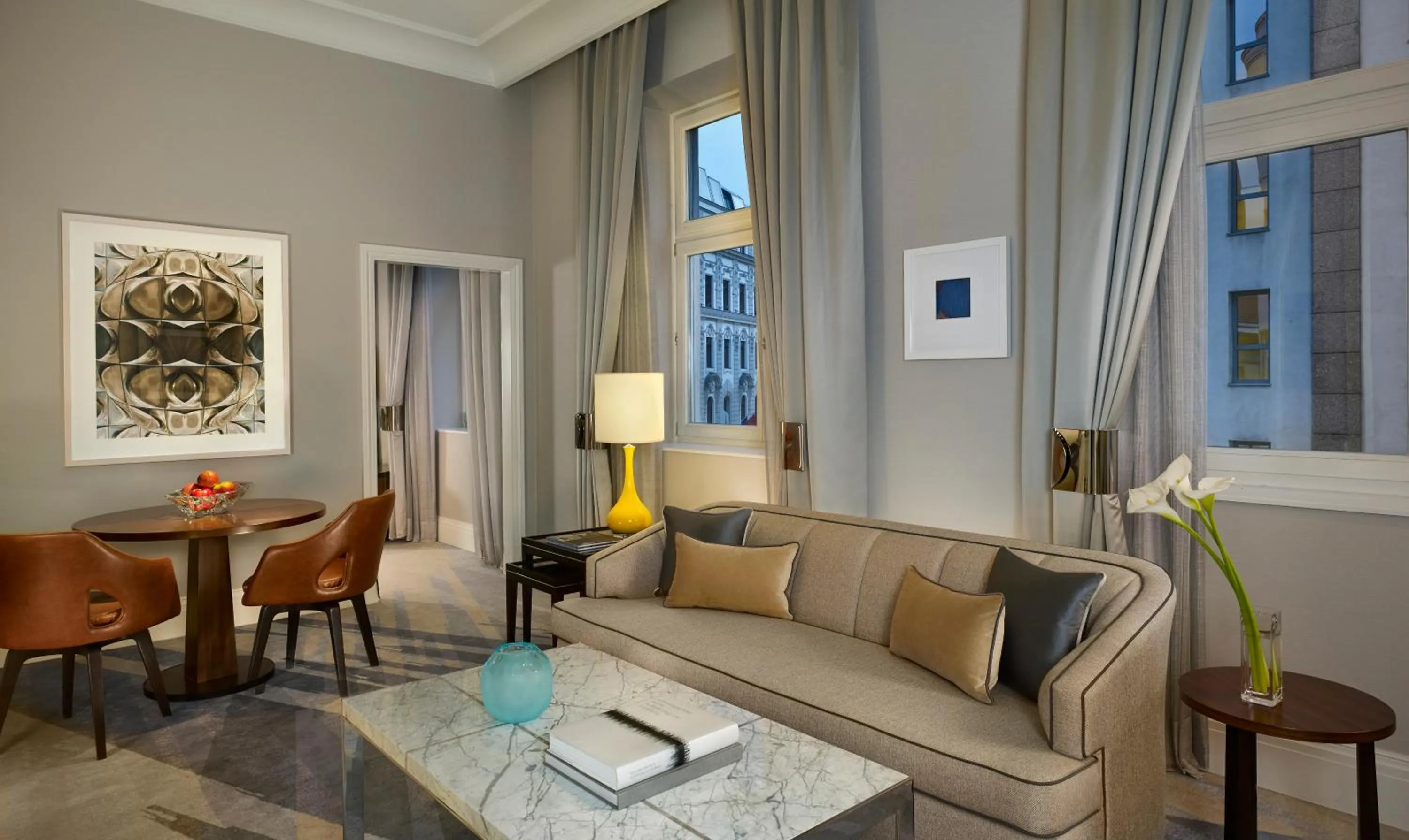 Living room in Al Habtoor Palace Budapest, Preferred Hotels & Resorts