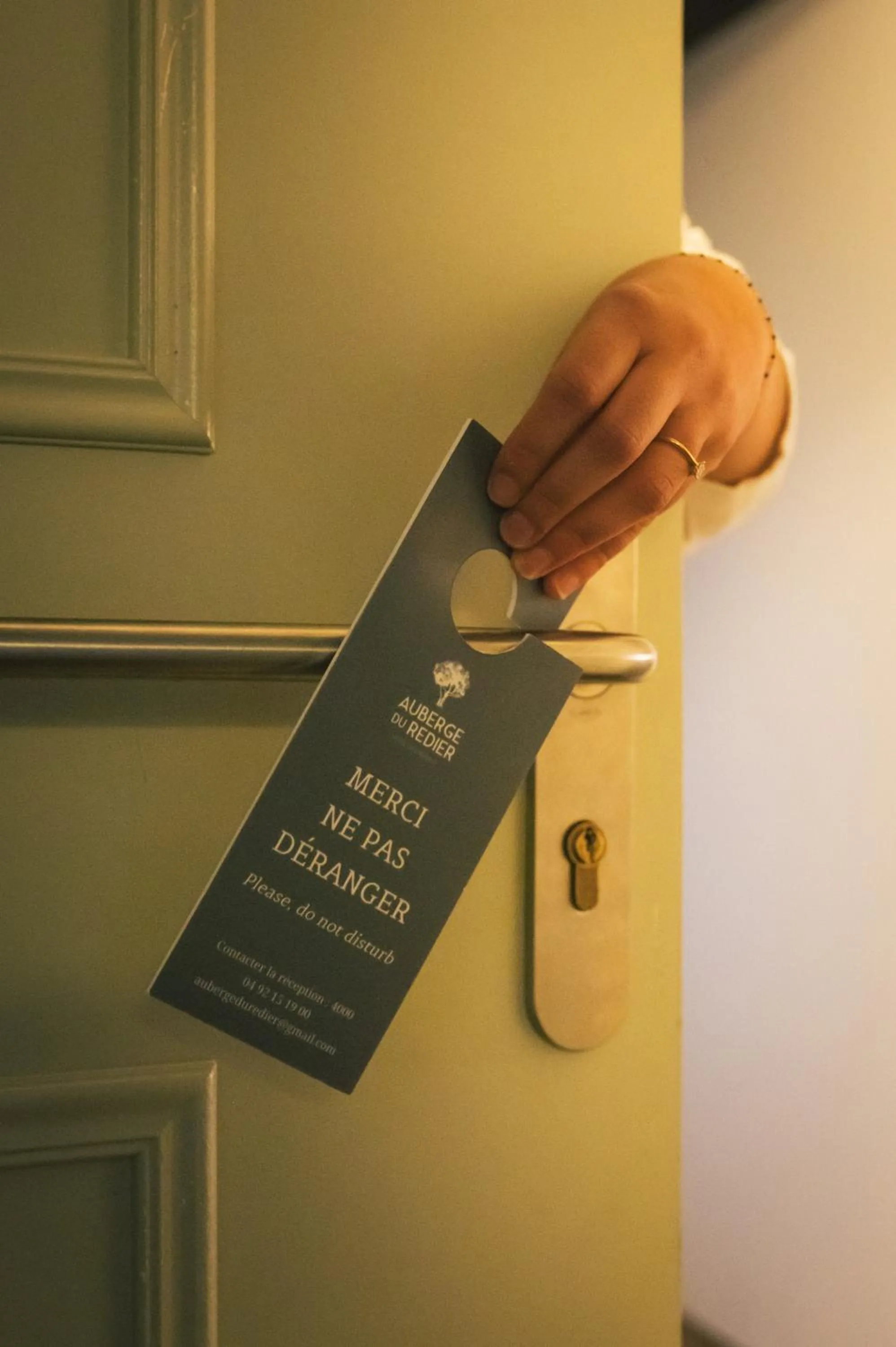 Bedroom in Auberge du Rédier - Logis Hôtels