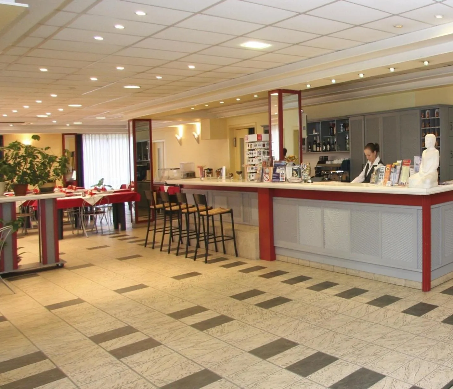 Lobby or reception in Hotel Luna Budapest