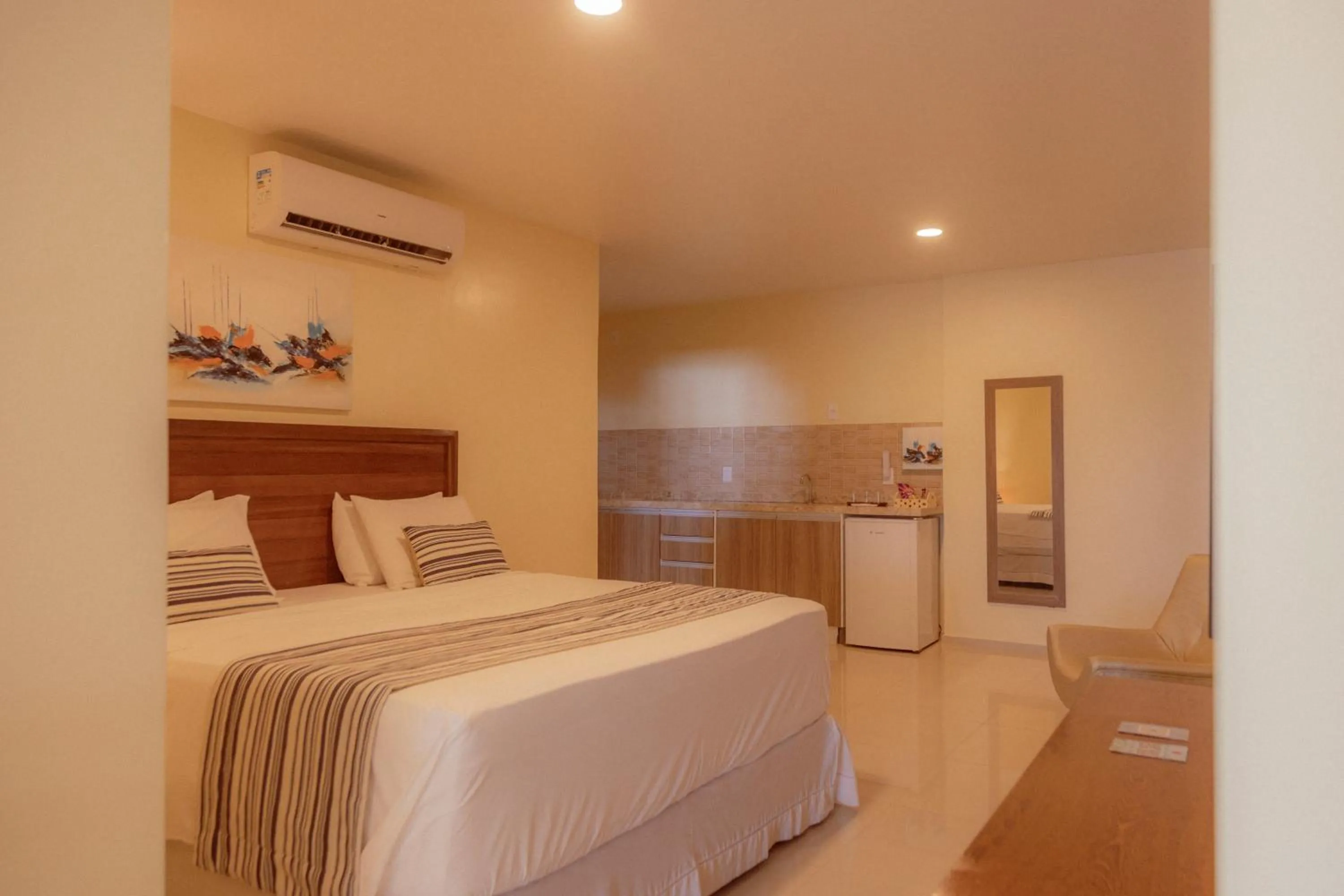 Bed in Sunset Beach Taíba Hotel