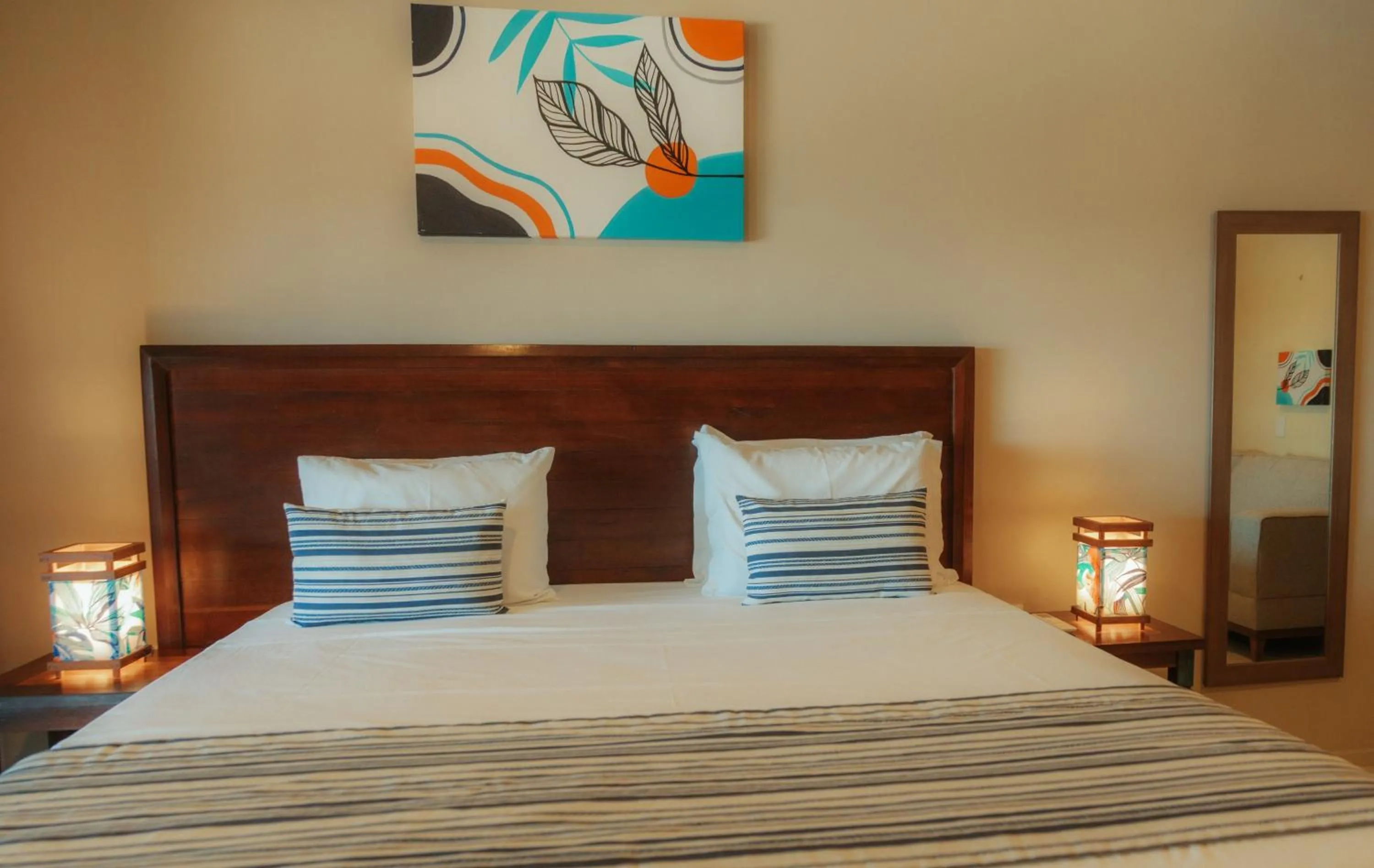 Bed in Sunset Beach Taíba Hotel