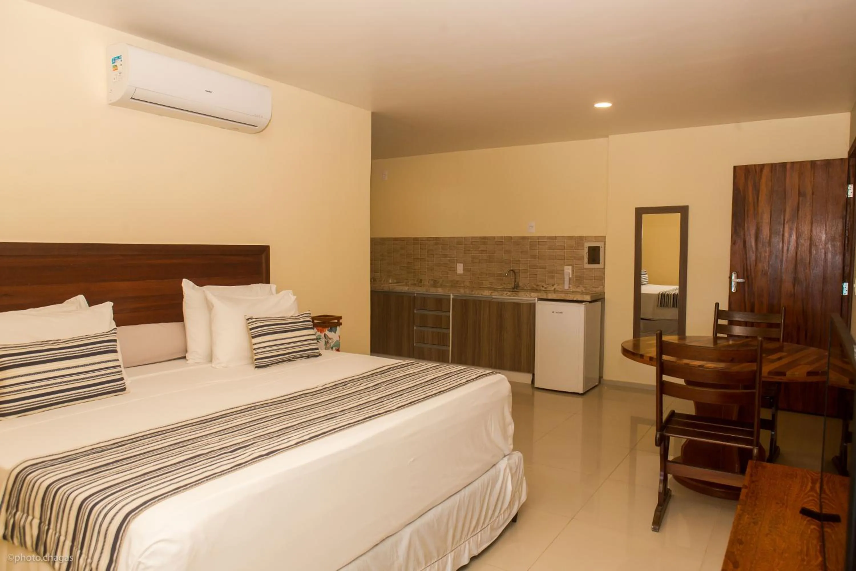 Bed in Sunset Beach Taíba Hotel