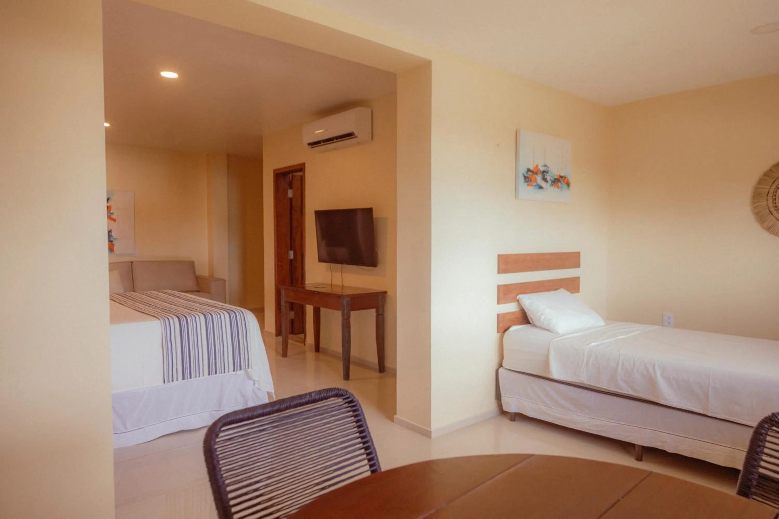 Bed in Sunset Beach Taíba Hotel