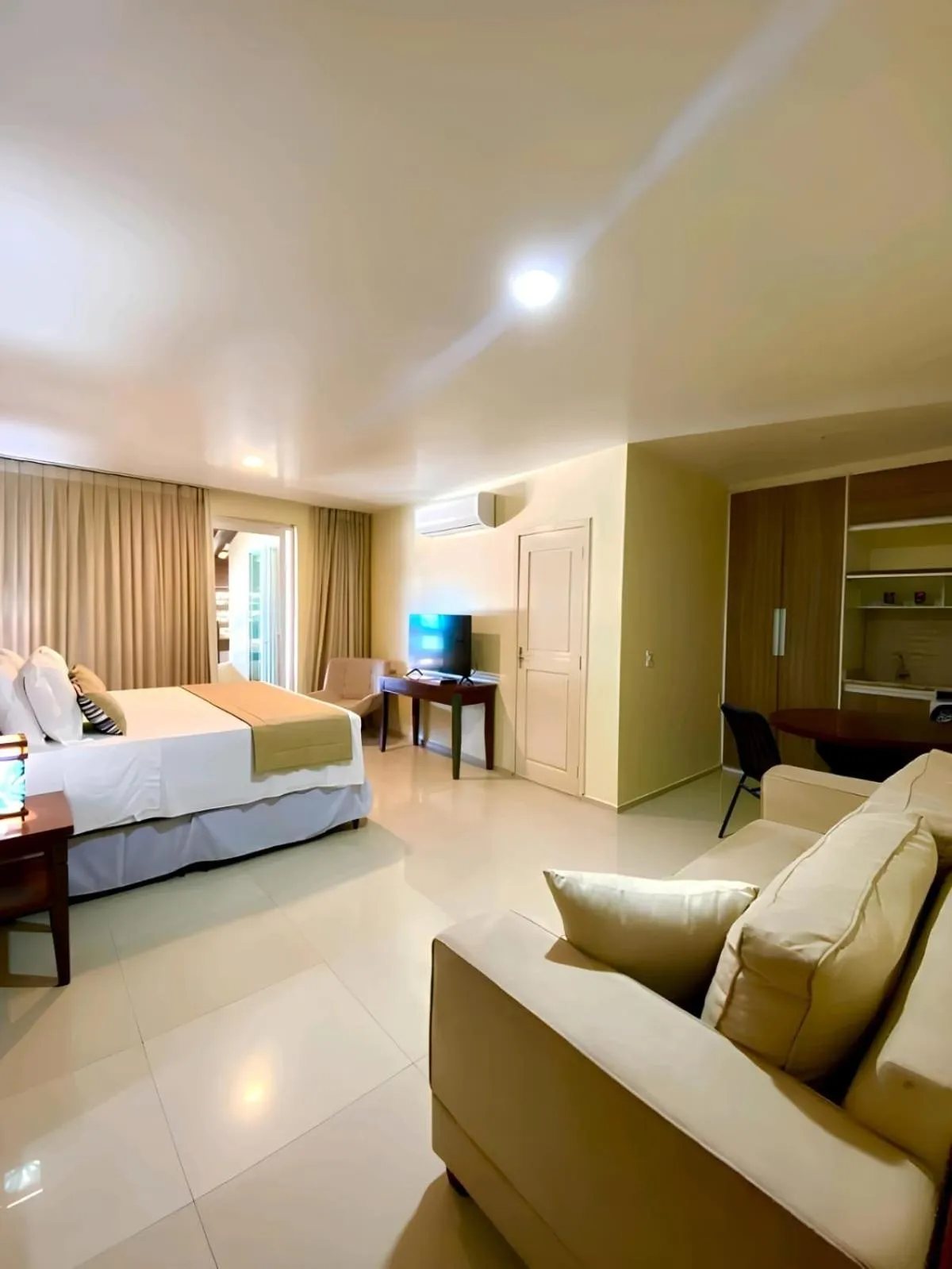 Bed in Sunset Beach Taíba Hotel