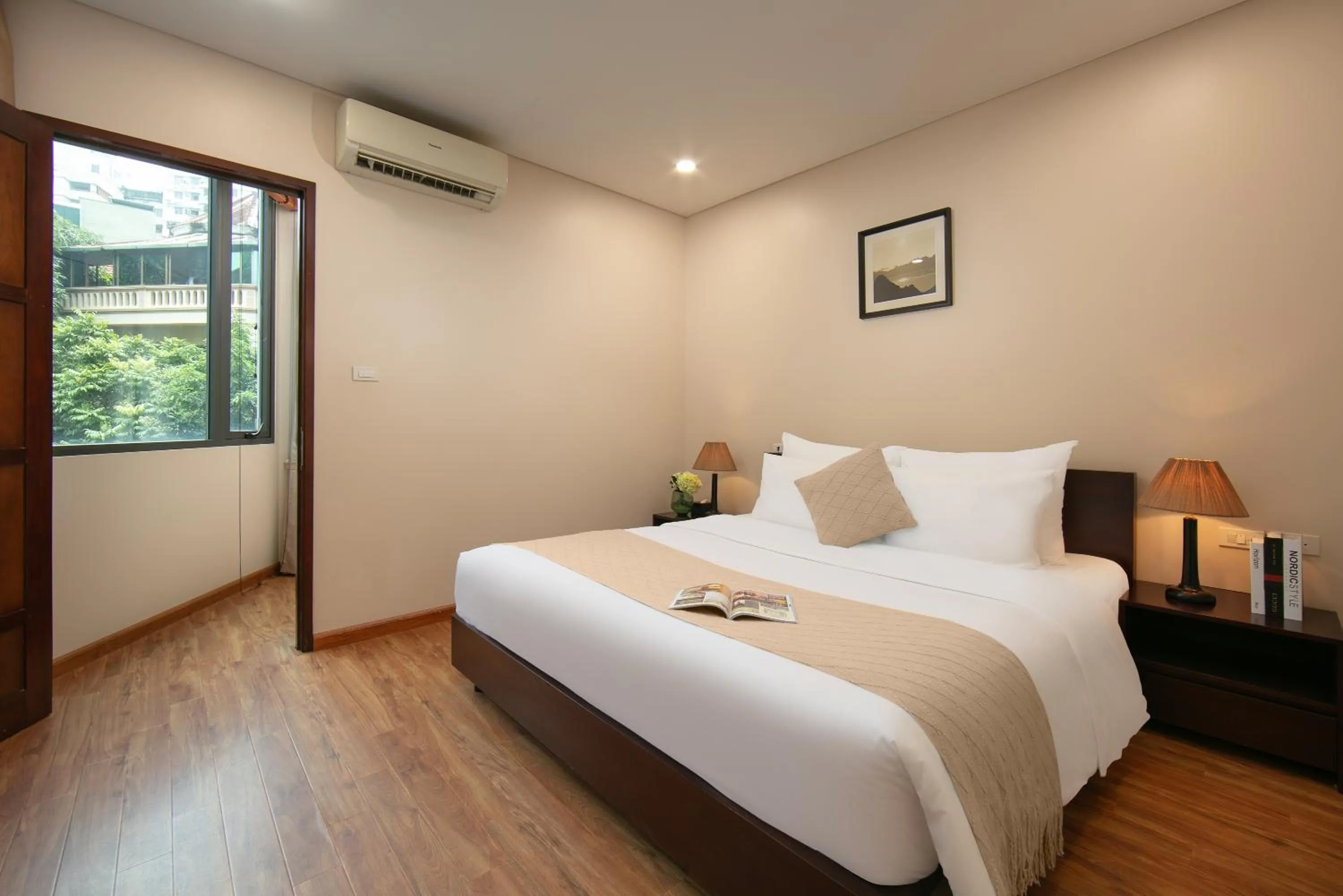 Bed in HB Serviced Apartment - 12 Trần Quý Kiên