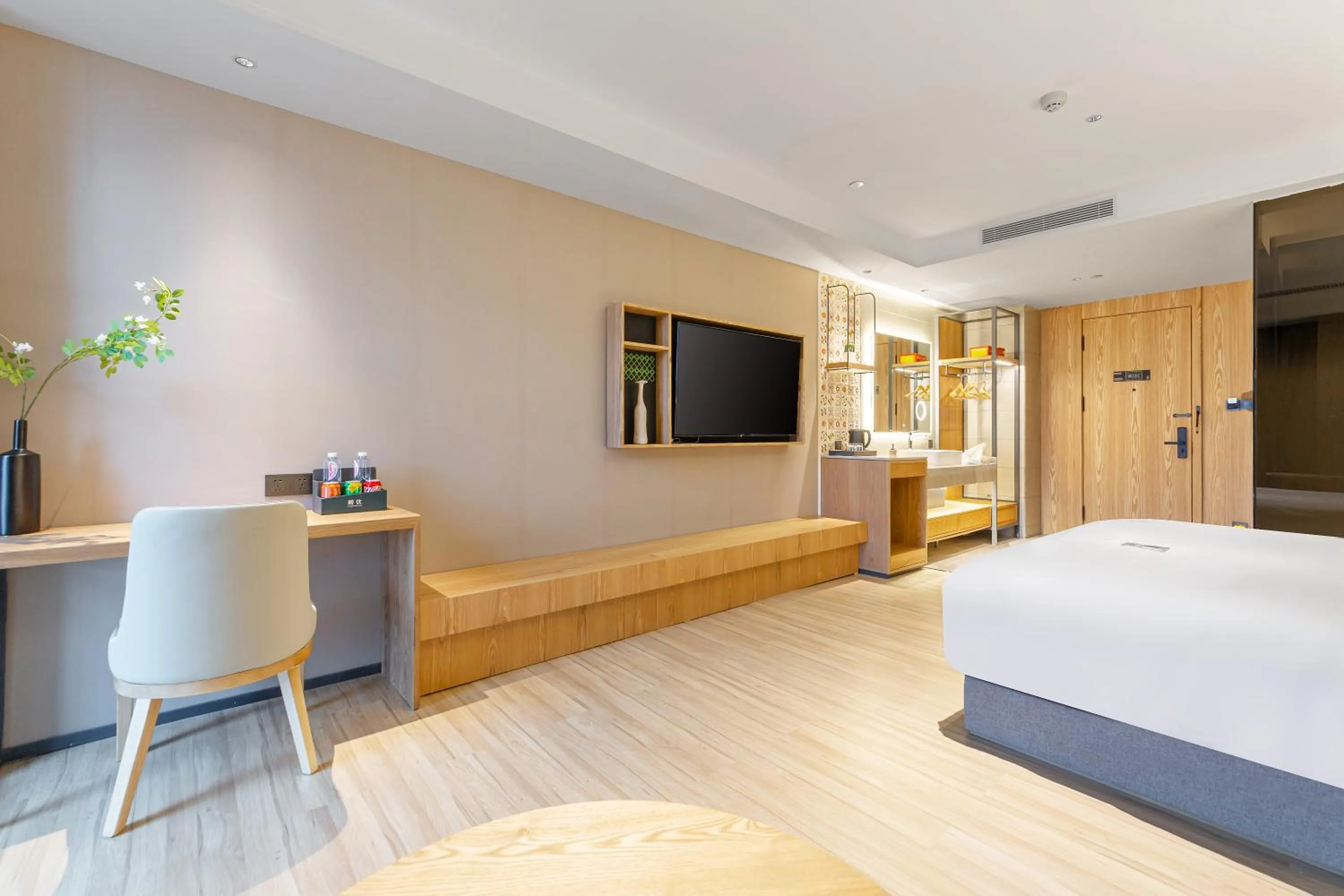 Decorative detail, Bed in TRUE Go hotel