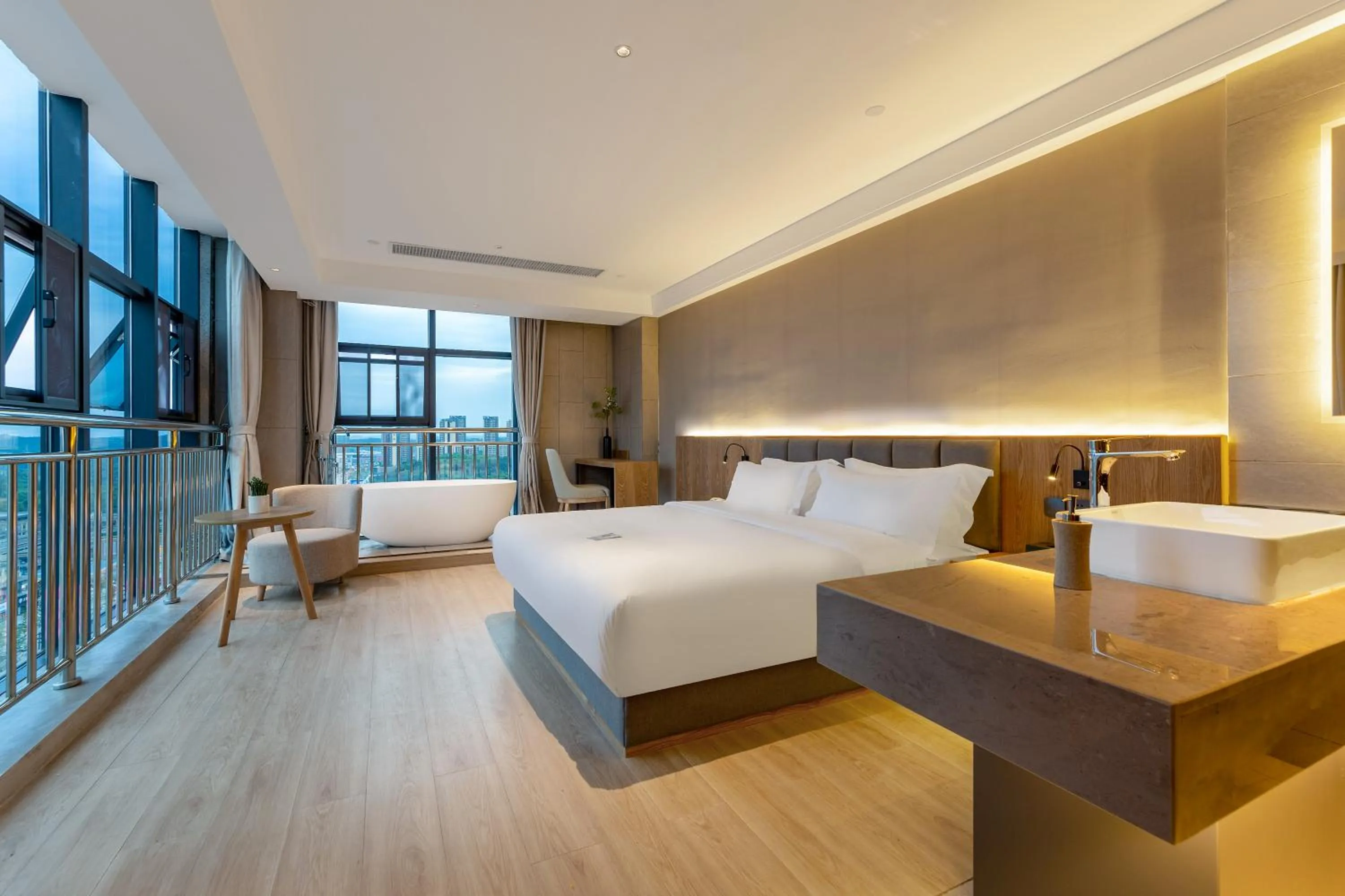 Photo of the whole room, Bed in TRUE Go hotel