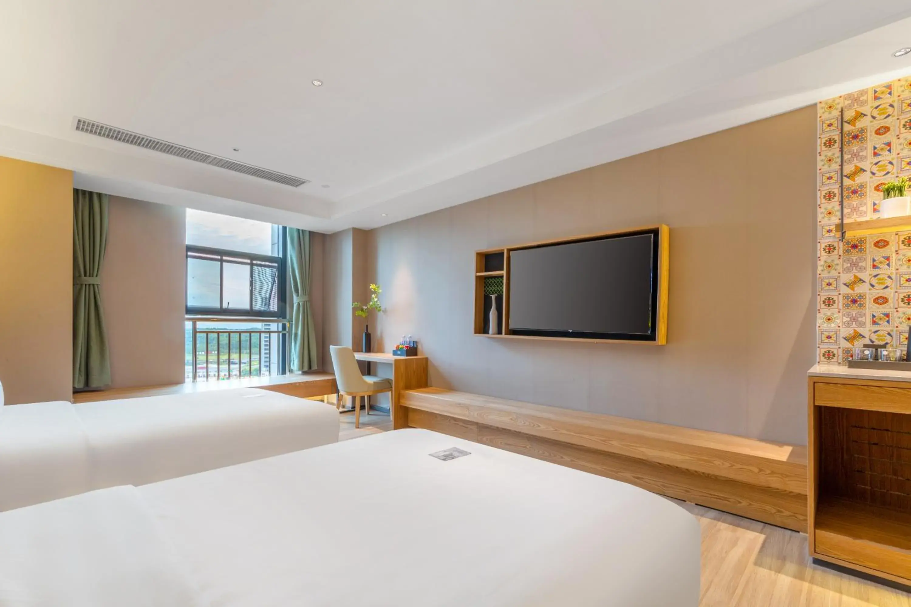 TV and multimedia, Bed in TRUE Go hotel TV and multimedia, Bed in TRUE Go hotel
