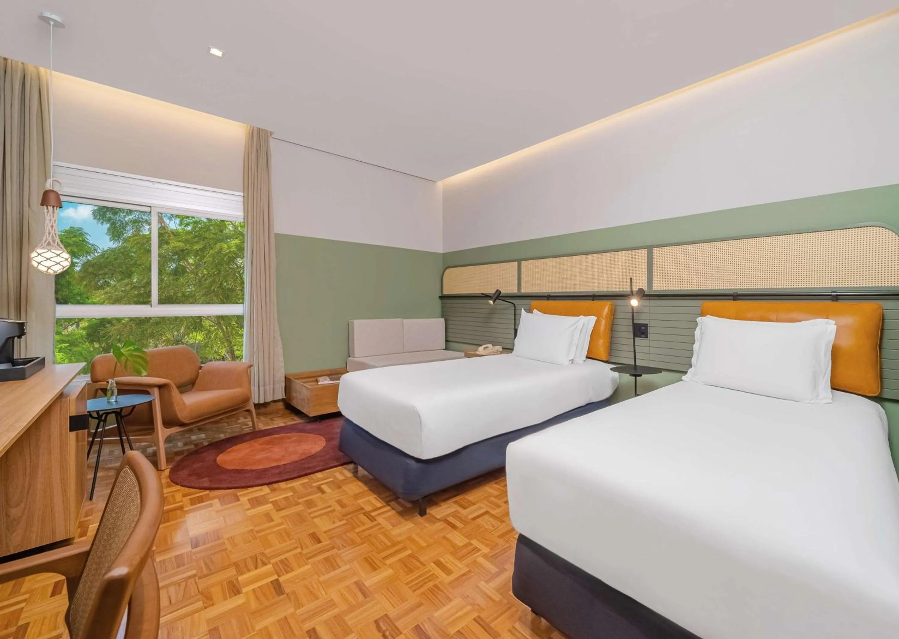 Bed in Almenat Embu Das Artes Sao Paulo, Tapestry Collection