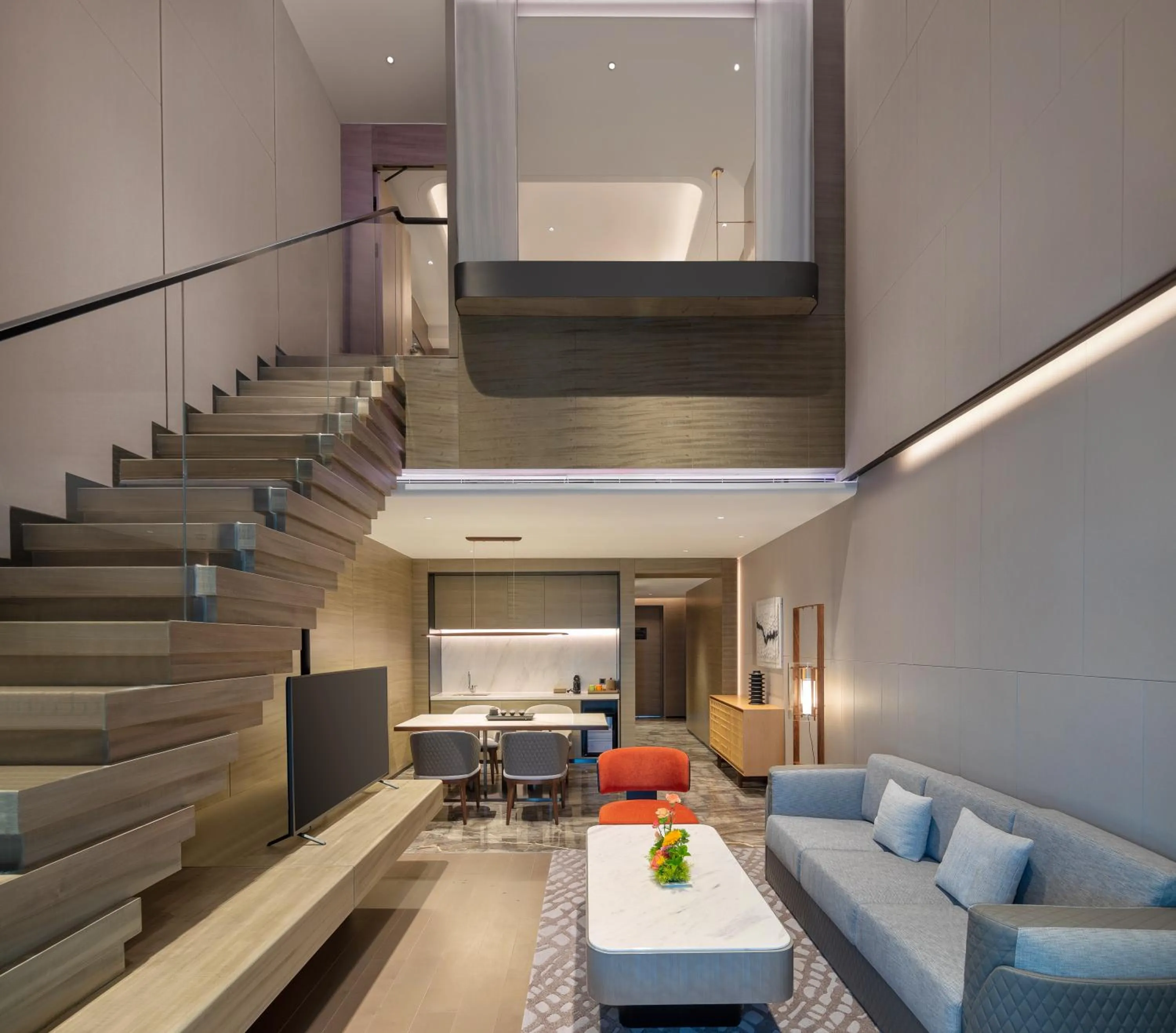 Living room in Wyndham Garden Jinjiang