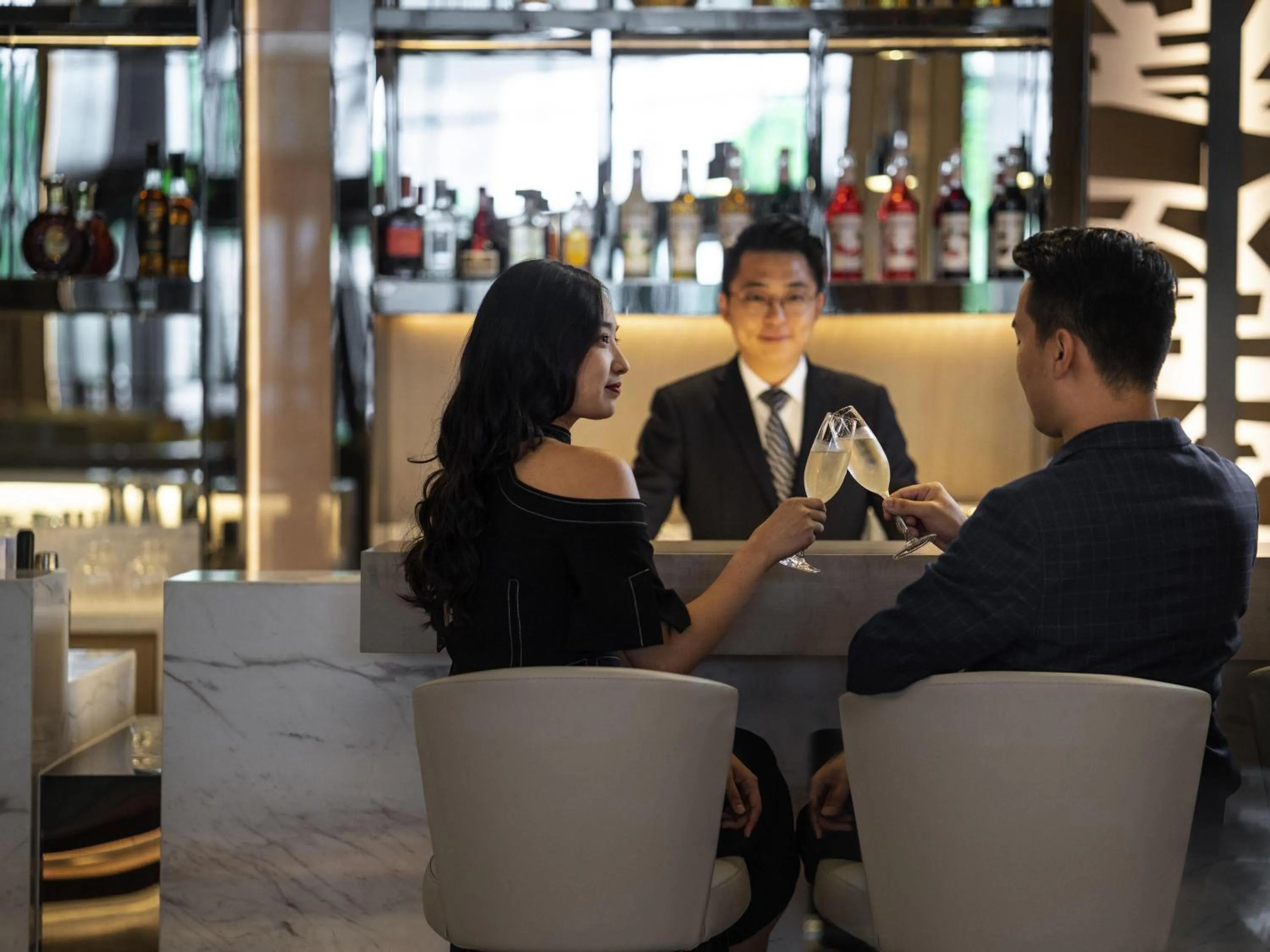Lounge or bar in Pullman Suzhou Zhonghui