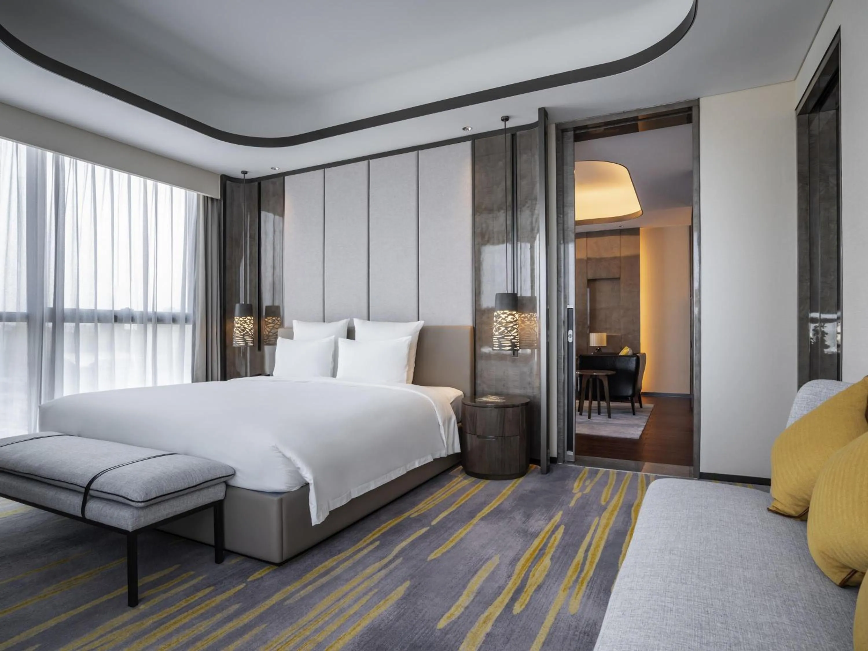 Bedroom, Bed in Pullman Suzhou Zhonghui