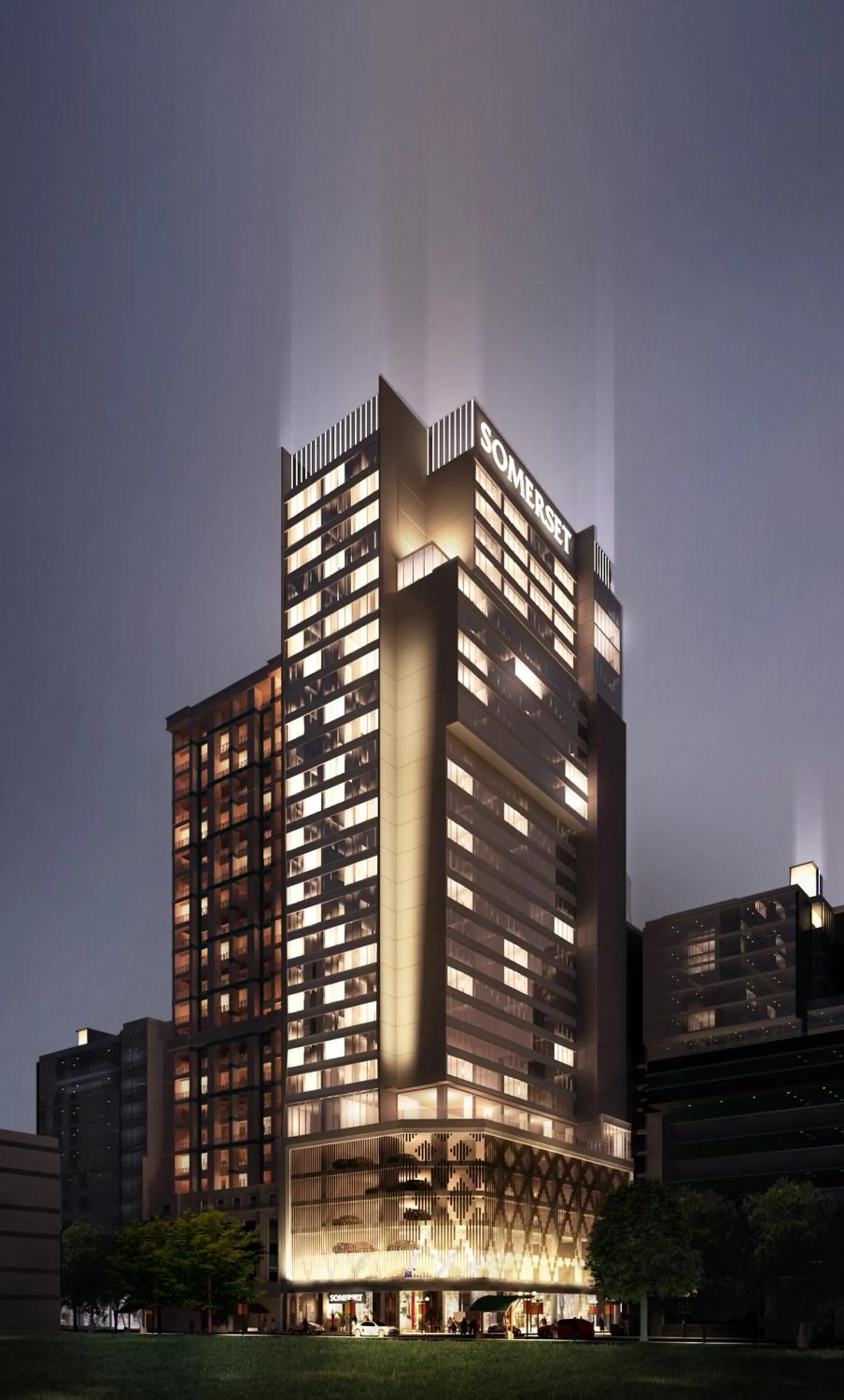 Property building in Somerset Central Salcedo Makati