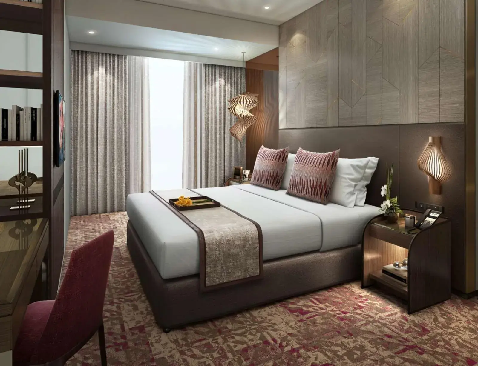 Bedroom, Bed in Somerset Central Salcedo Makati Bedroom, Bed in Somerset Central Salcedo Makati