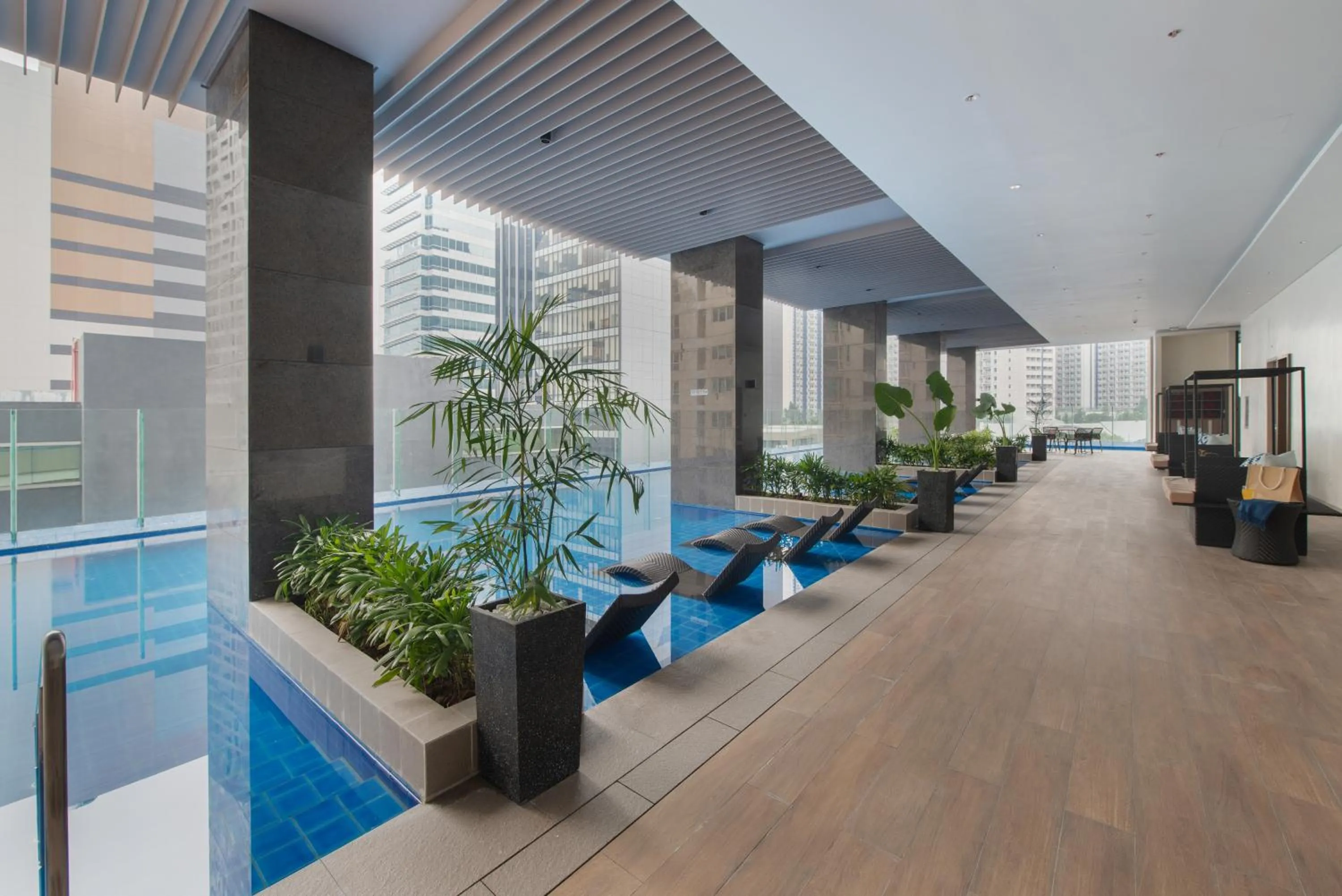 Swimming pool in Somerset Central Salcedo Makati