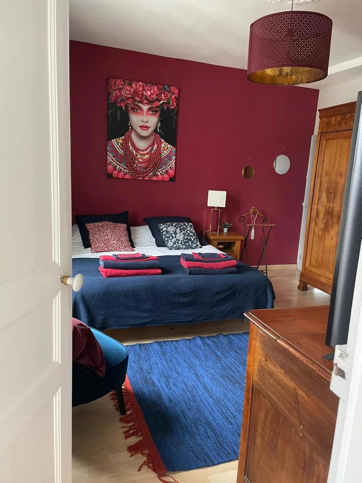 Bed in Villa des Roses