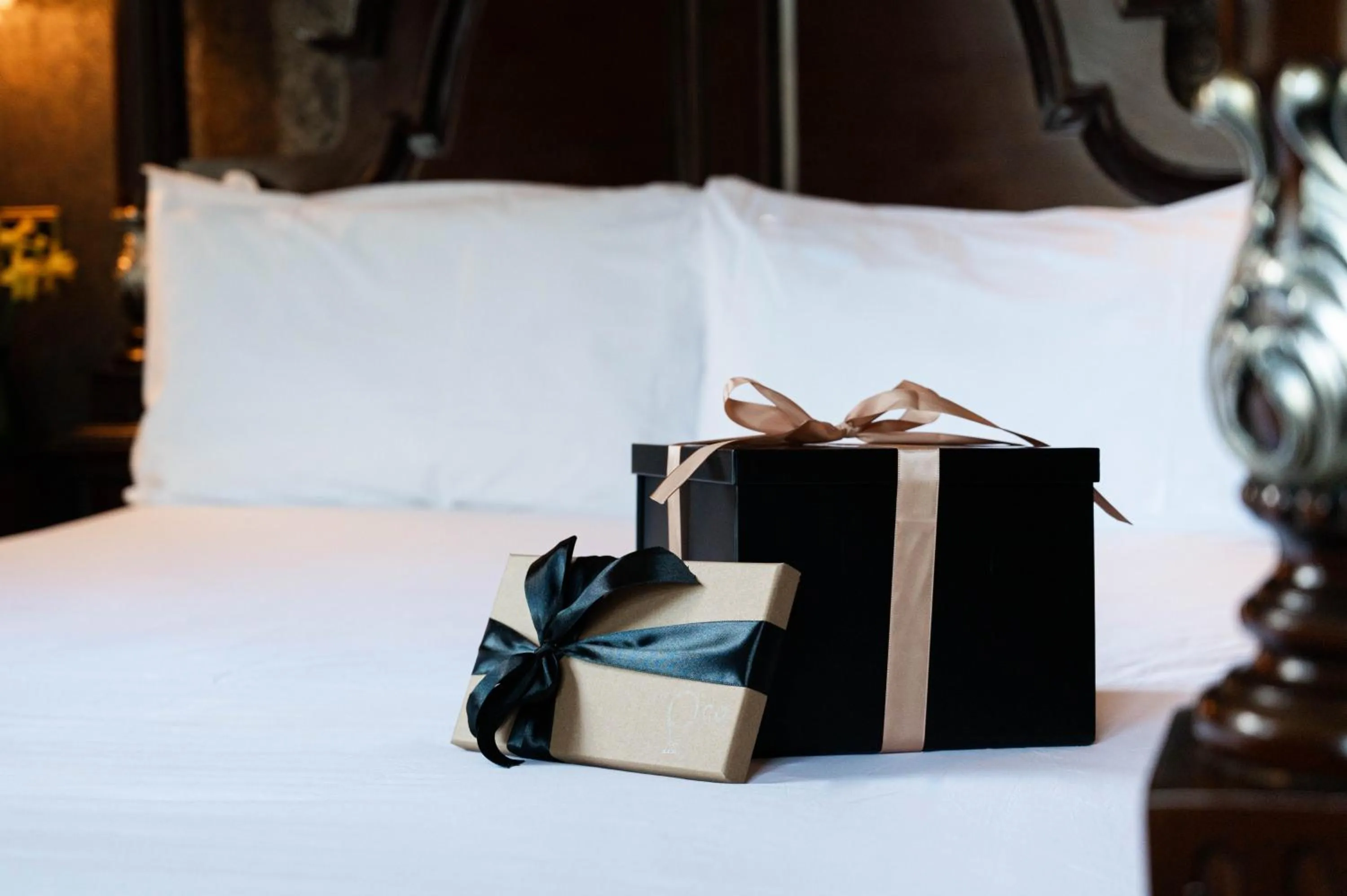 Bed in Melville Castle Hotel