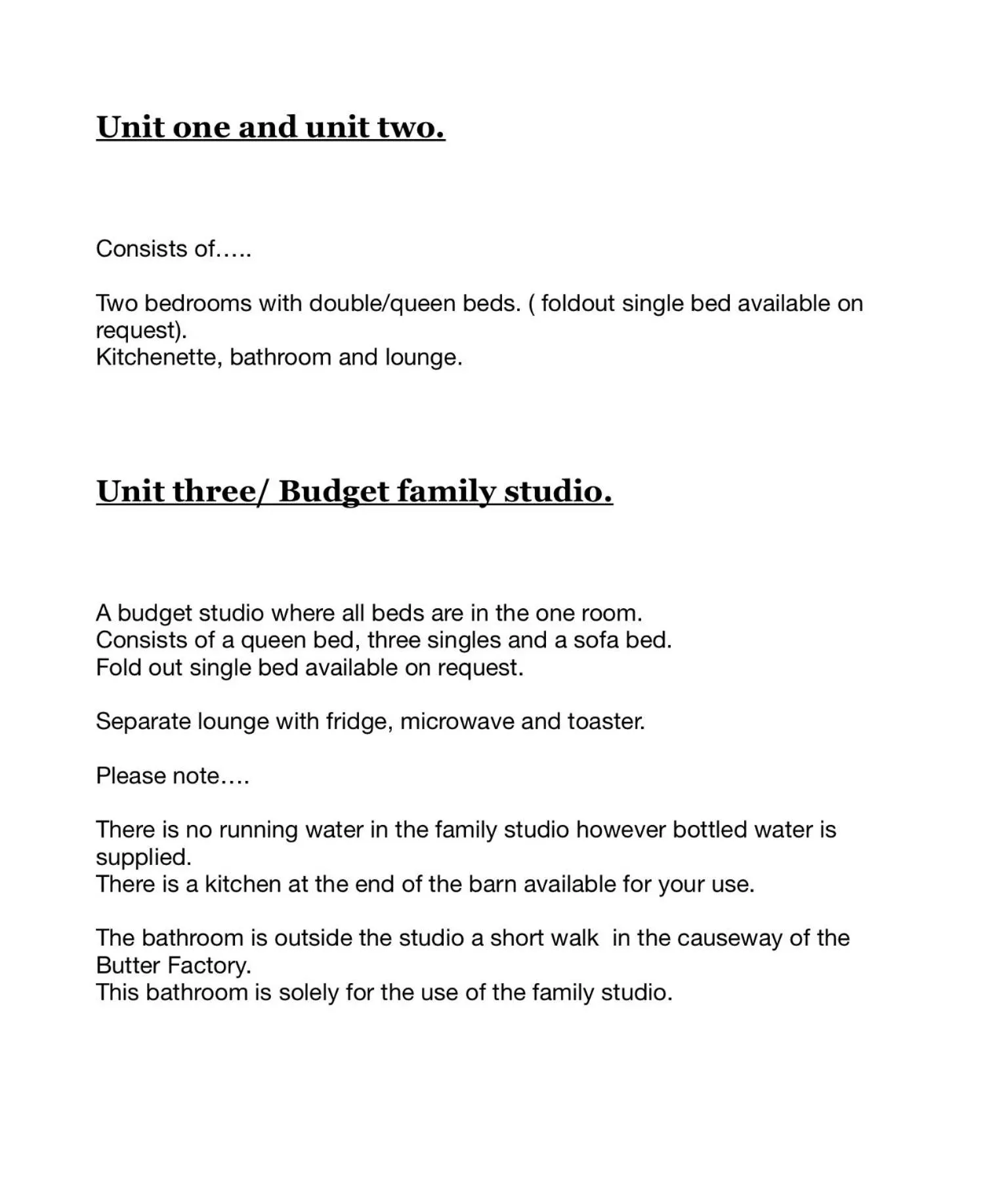 The Old Butter Factory at Springhurst Estate