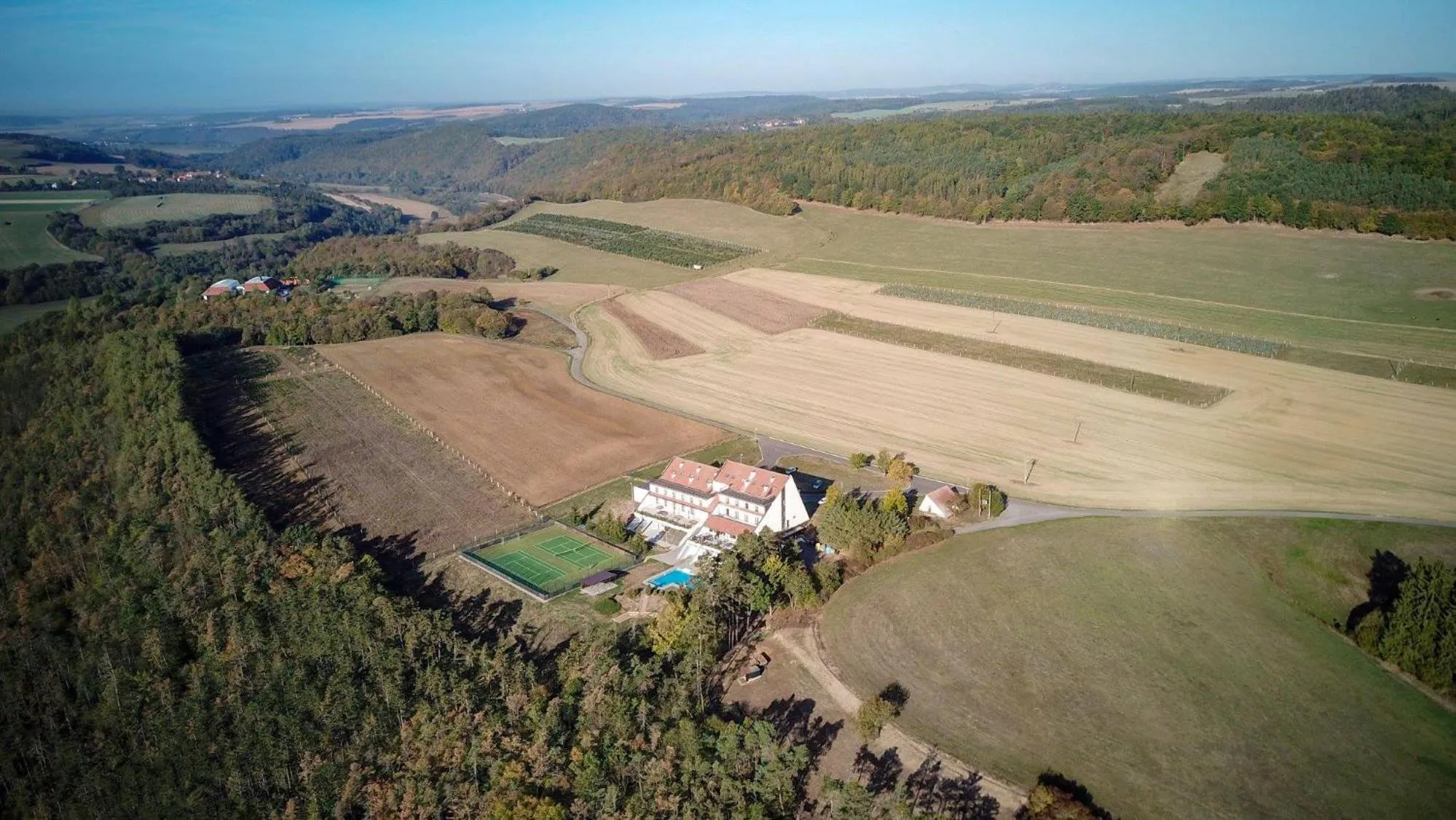 Bird's eye view in Hotel Berounka