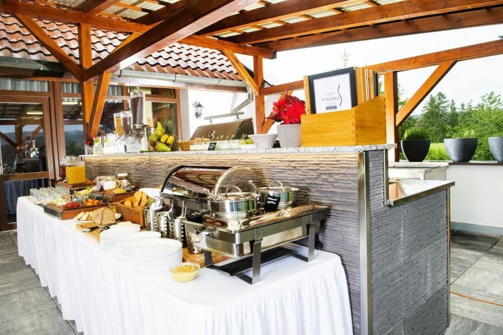 Buffet breakfast in Hotel Berounka