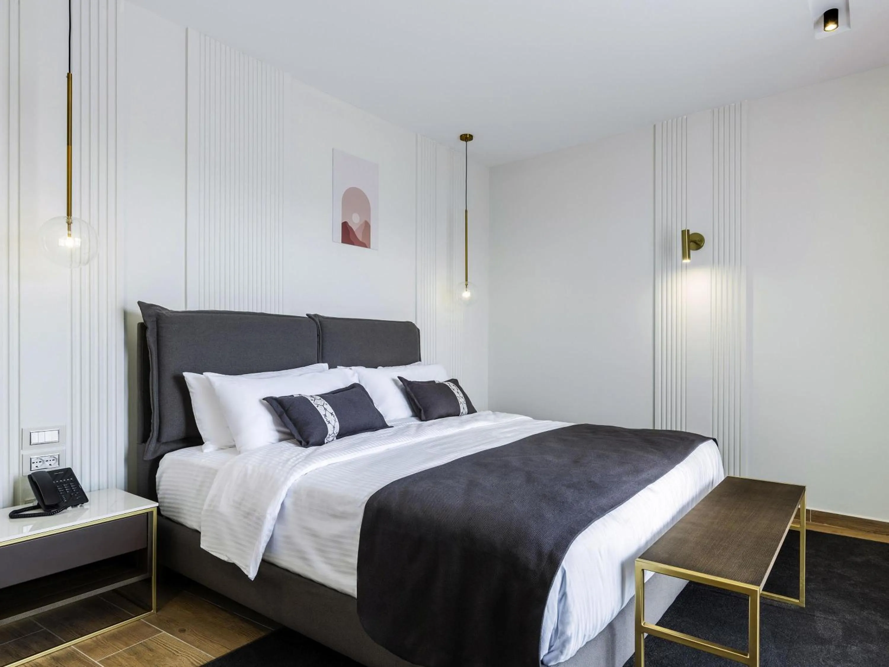 Bedroom, Bed in Mövenpick Hotel Lalez Durres