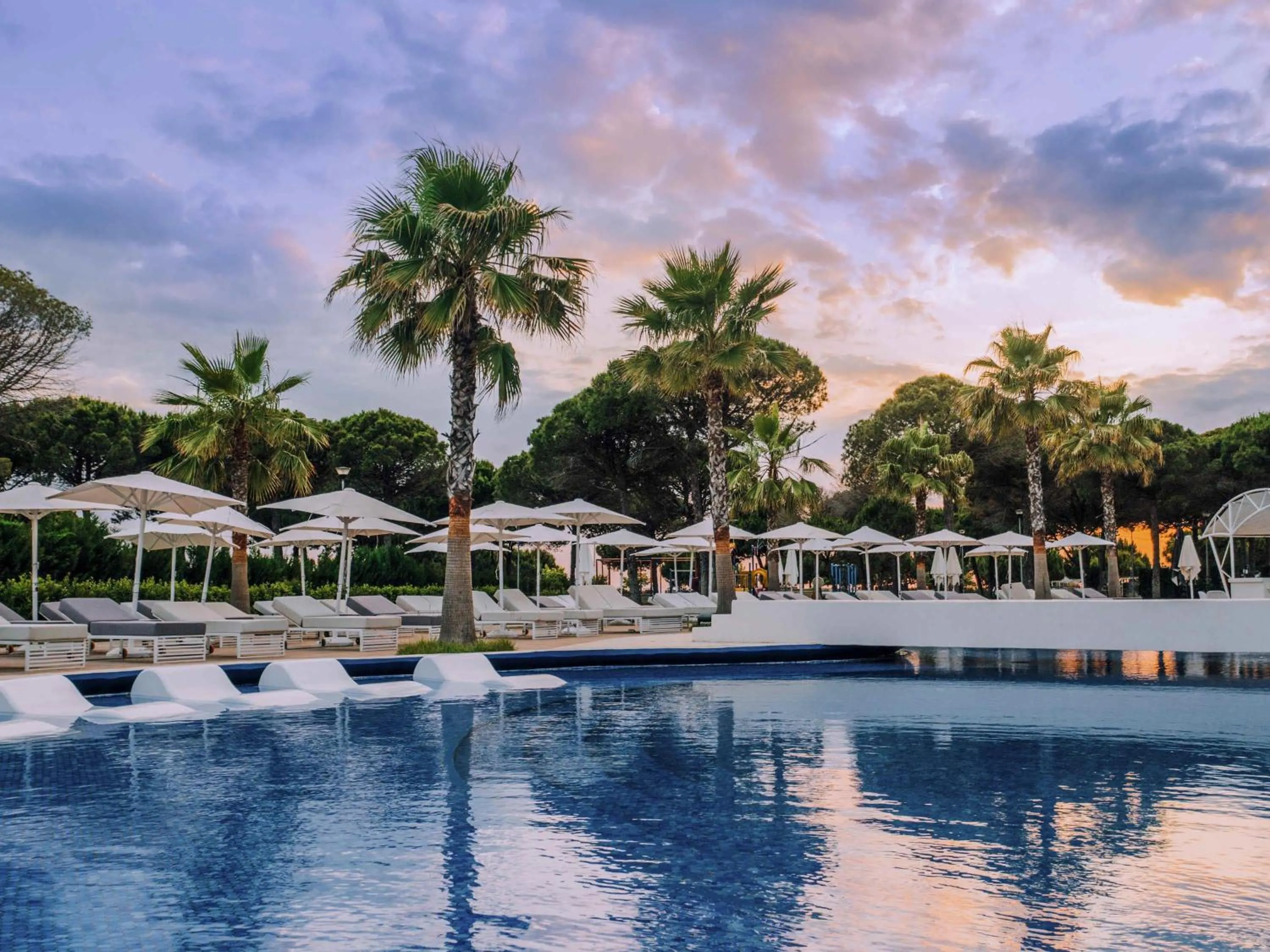 Pool view in Mövenpick Hotel Lalez Durres