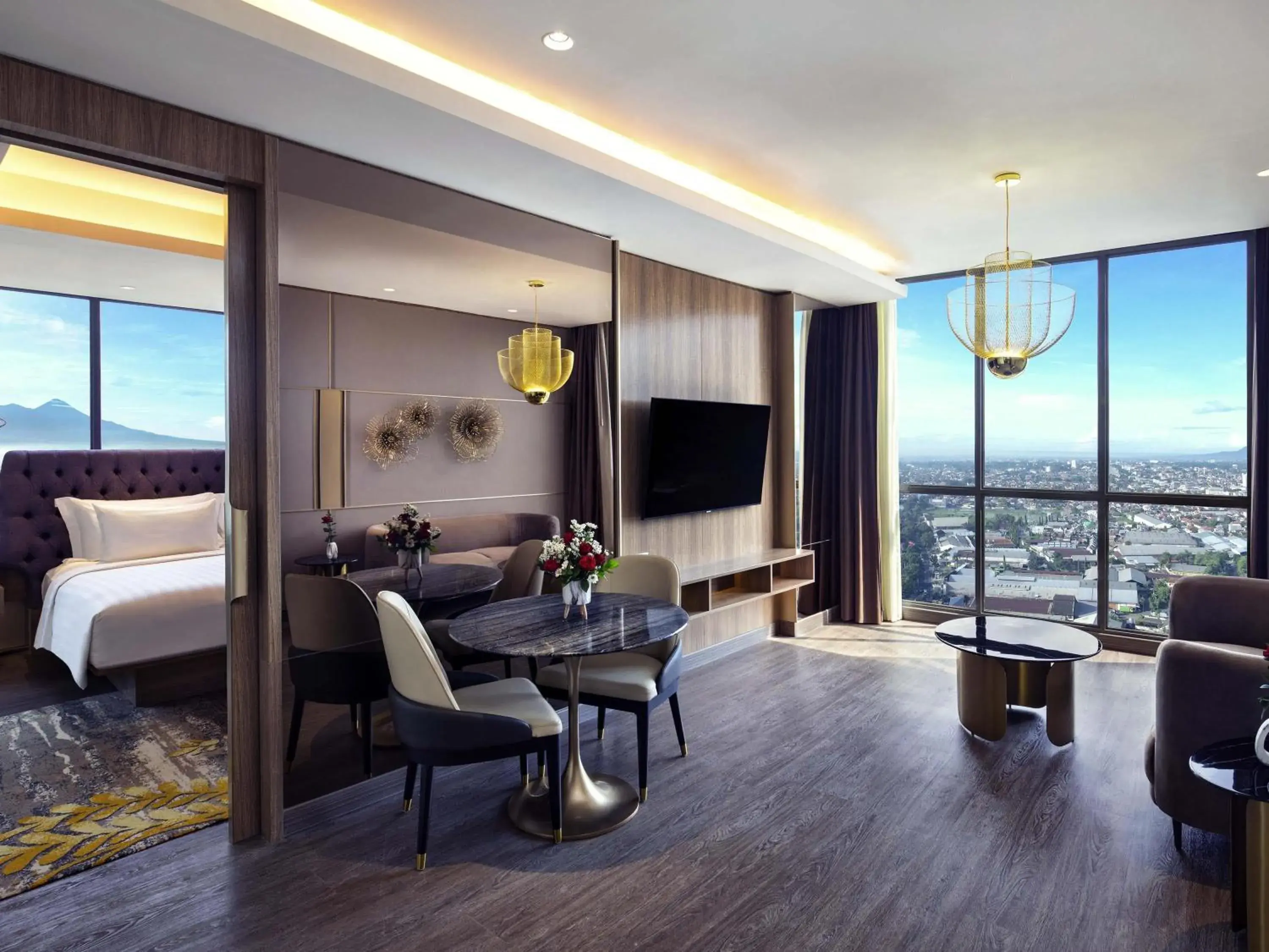 Executive King Suite with Mountain View in Grand Mercure Malang Executive King Suite with Mountain View in Grand Mercure Malang