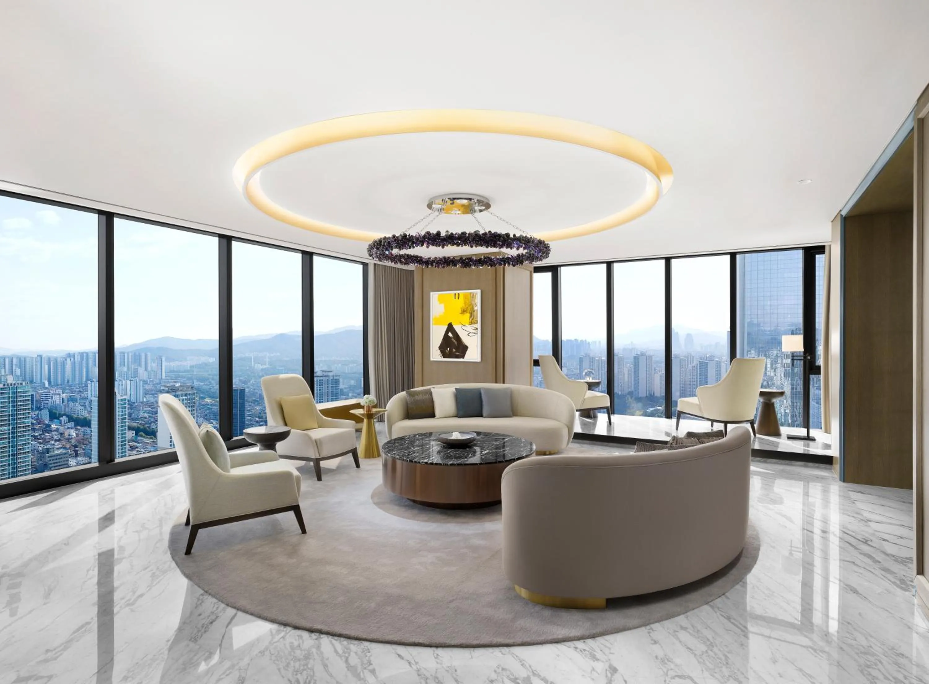 Living room in Sofitel Ambassador Seoul Hotel & Serviced Residences