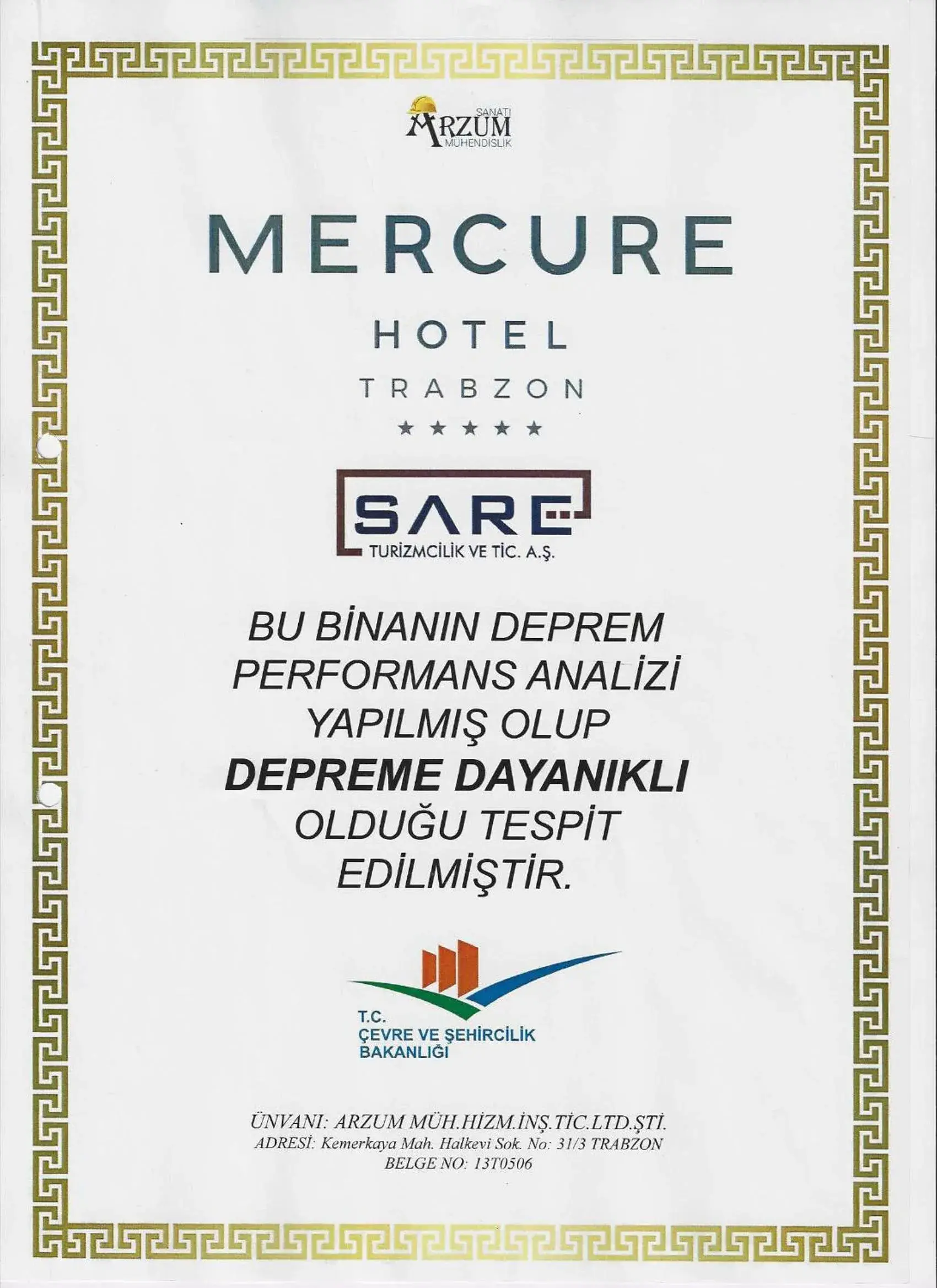 Property building in Mercure Trabzon Hotel Property building in Mercure Trabzon Hotel