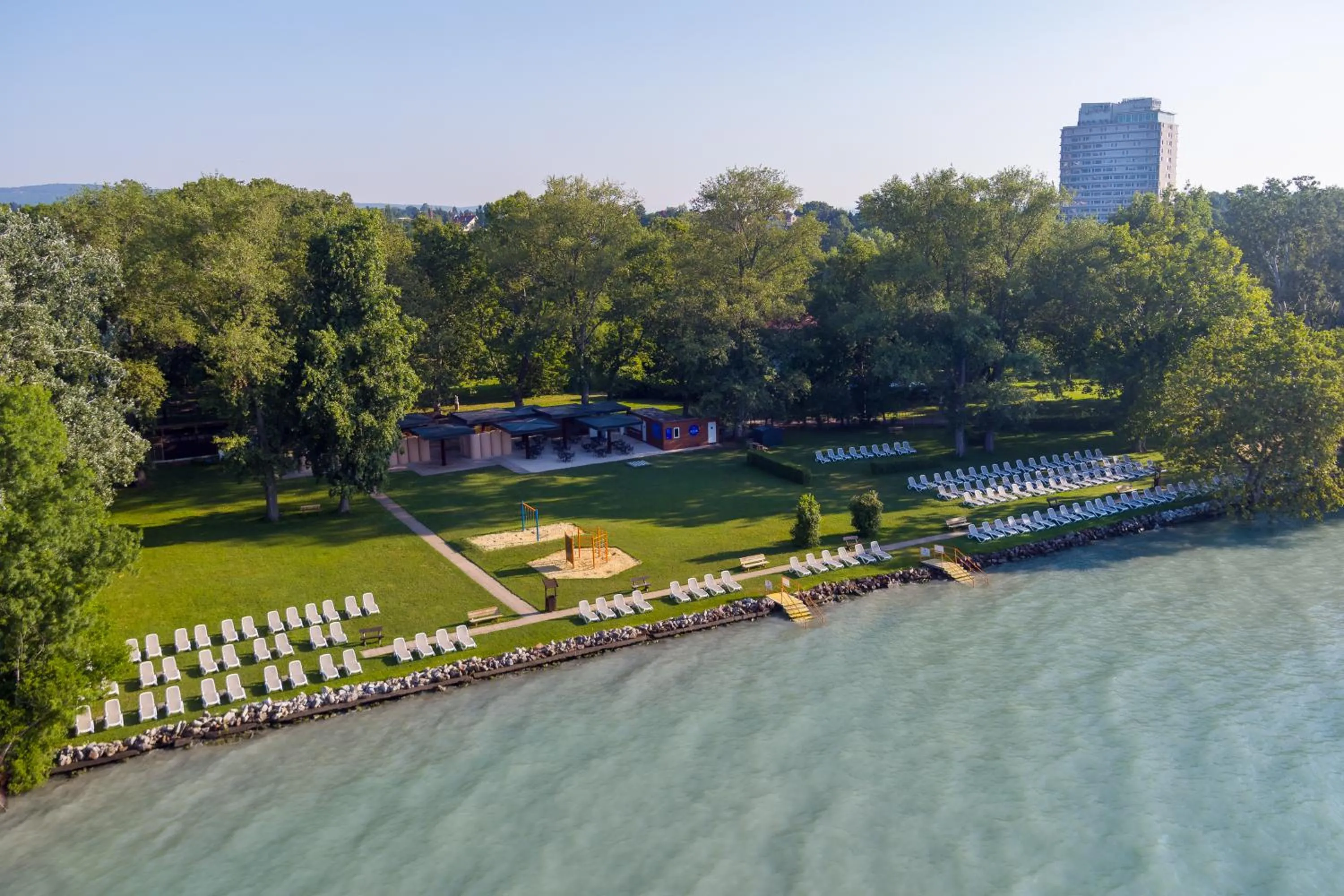 Beach in Hunguest Hotel Bál Resort