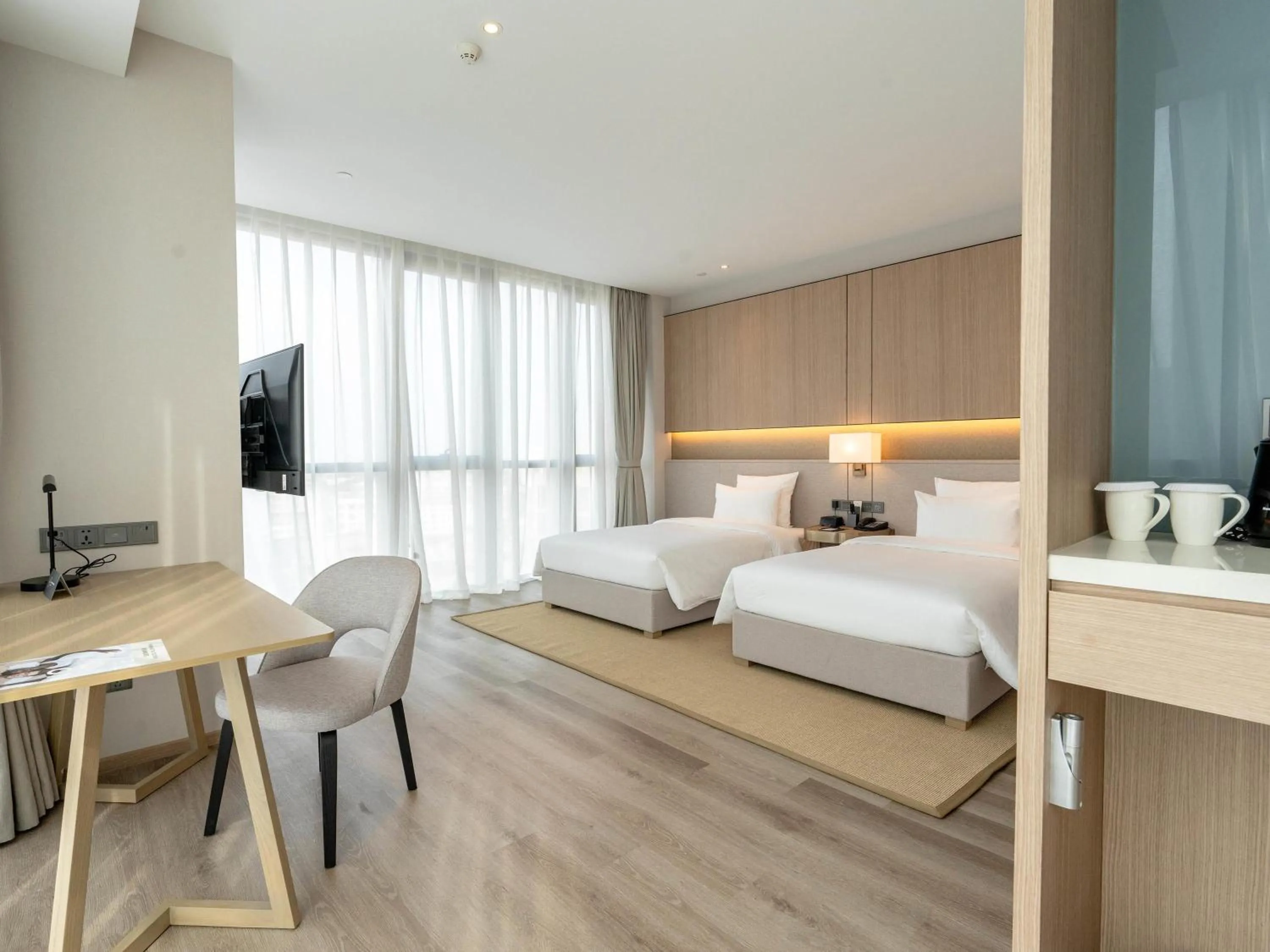 Bedroom, Bed in Novotel Shanghai Qingpu Excellence